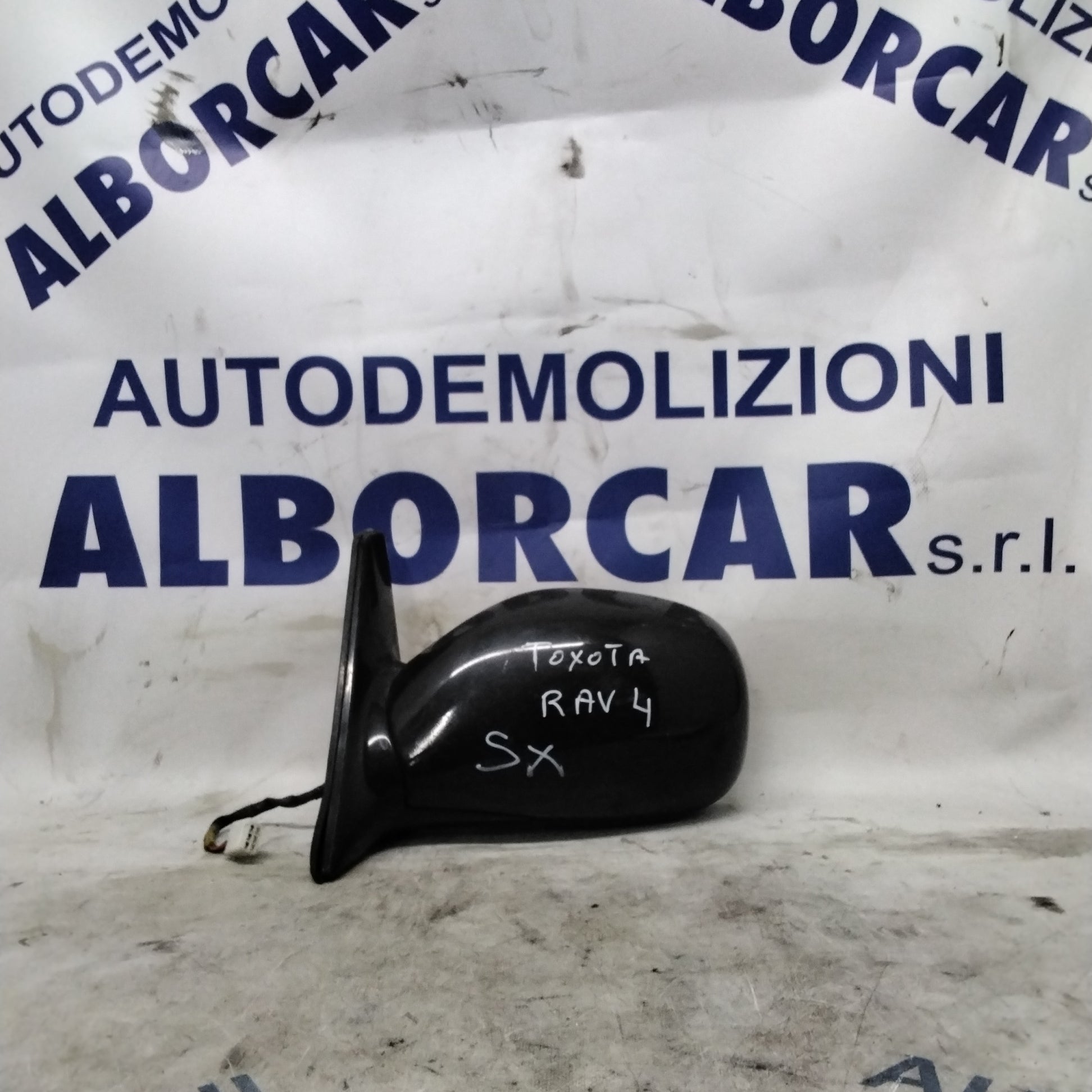 Specchietto retrovisore esterno sinistro elettrico toyota rav 4 anno 2000-2006 con vetro
