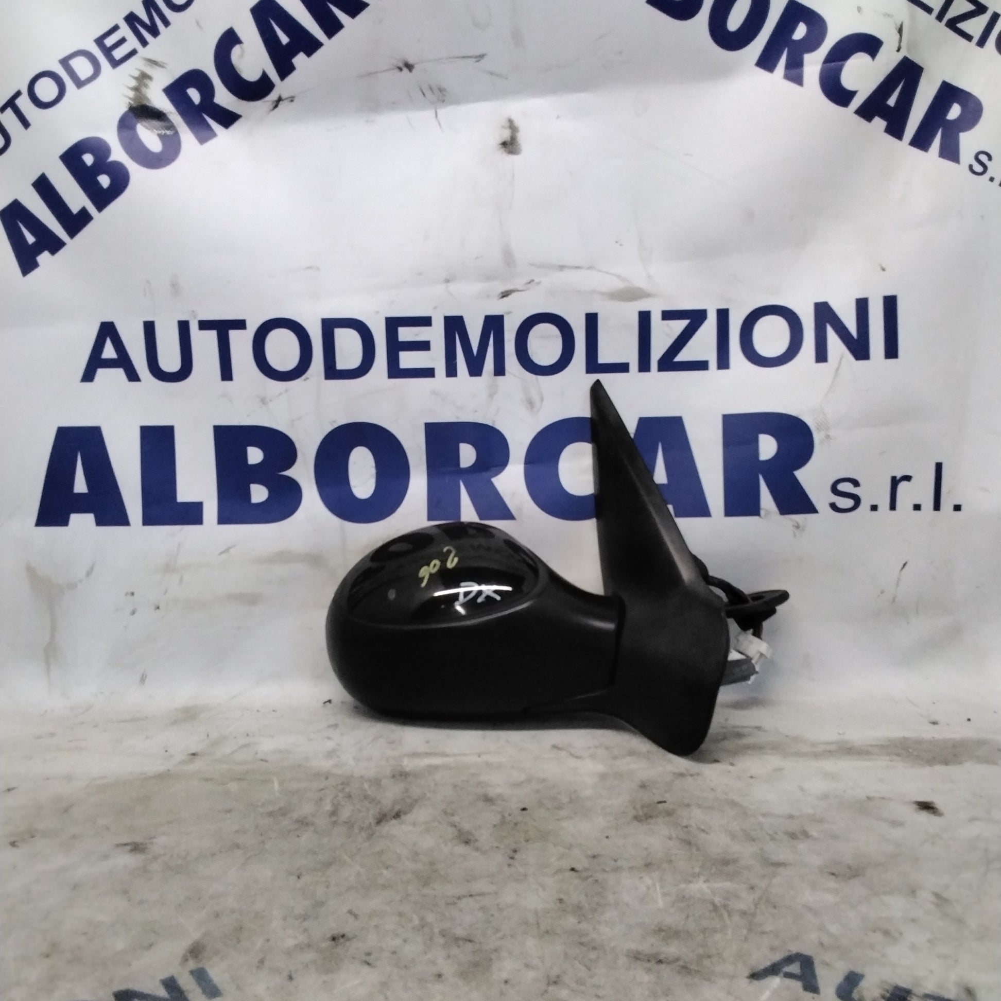 Specchietto retrovisore esterno destro elettrico peugeot 206 cabrio anno 2003-2009 con vetro