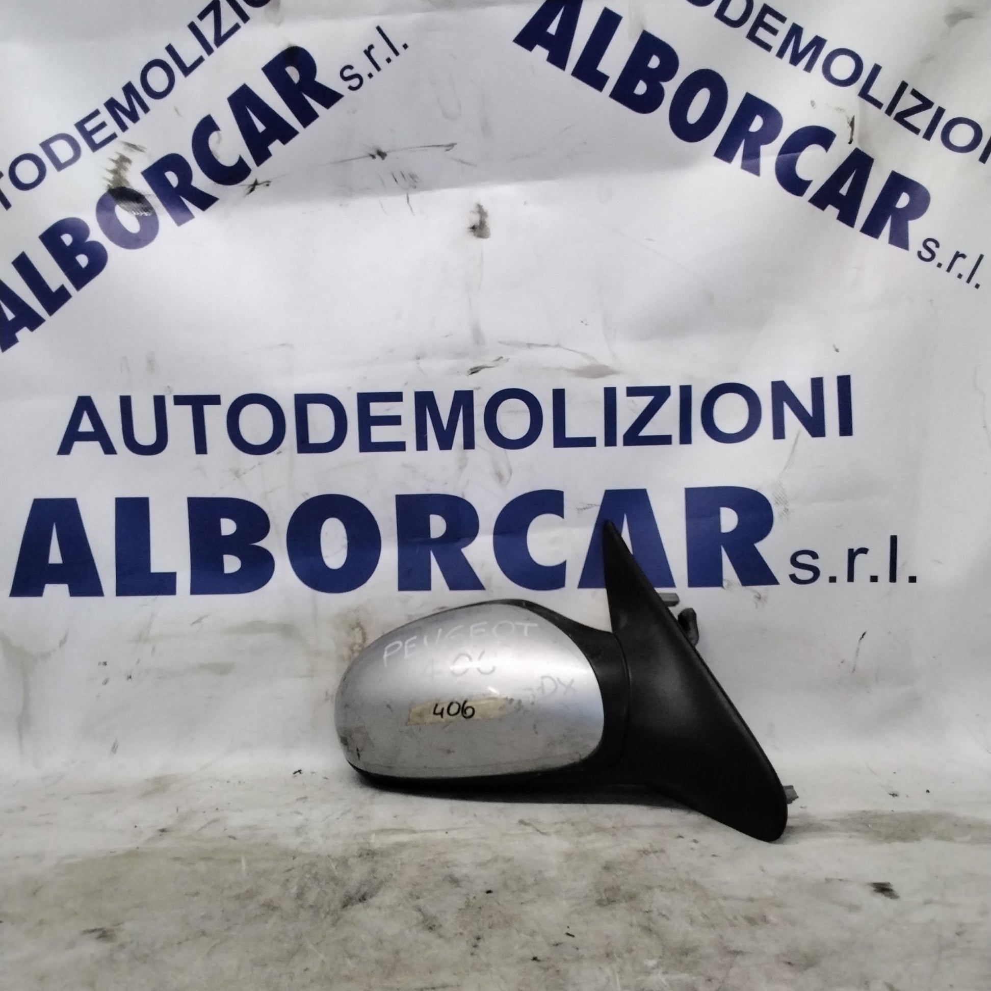 Specchietto retrovisore esterno destro elettrico peugeot 406 anno 1999-2004 con vetro