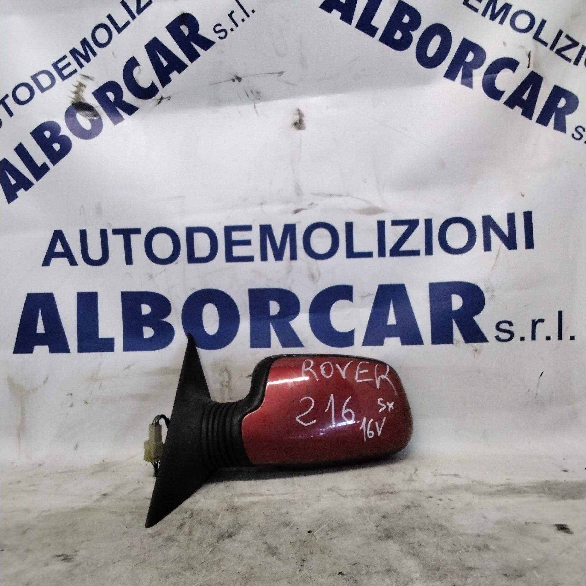 Specchietto retrovisore esterno sinistro elettrico rover 216 anno 1998-2003 con vetro