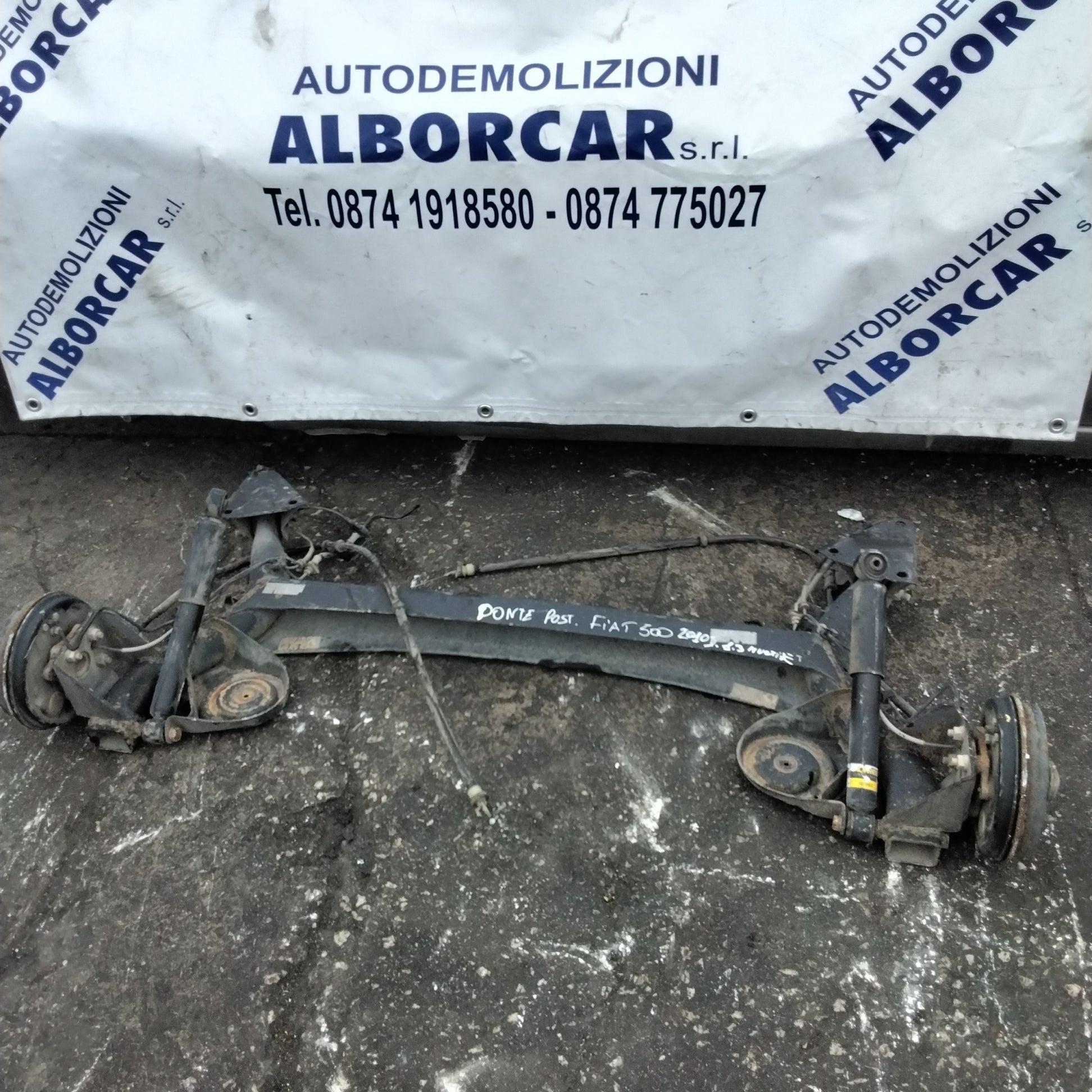 Ponte assale posteriore fiat 500 1.3mjt anno 2010