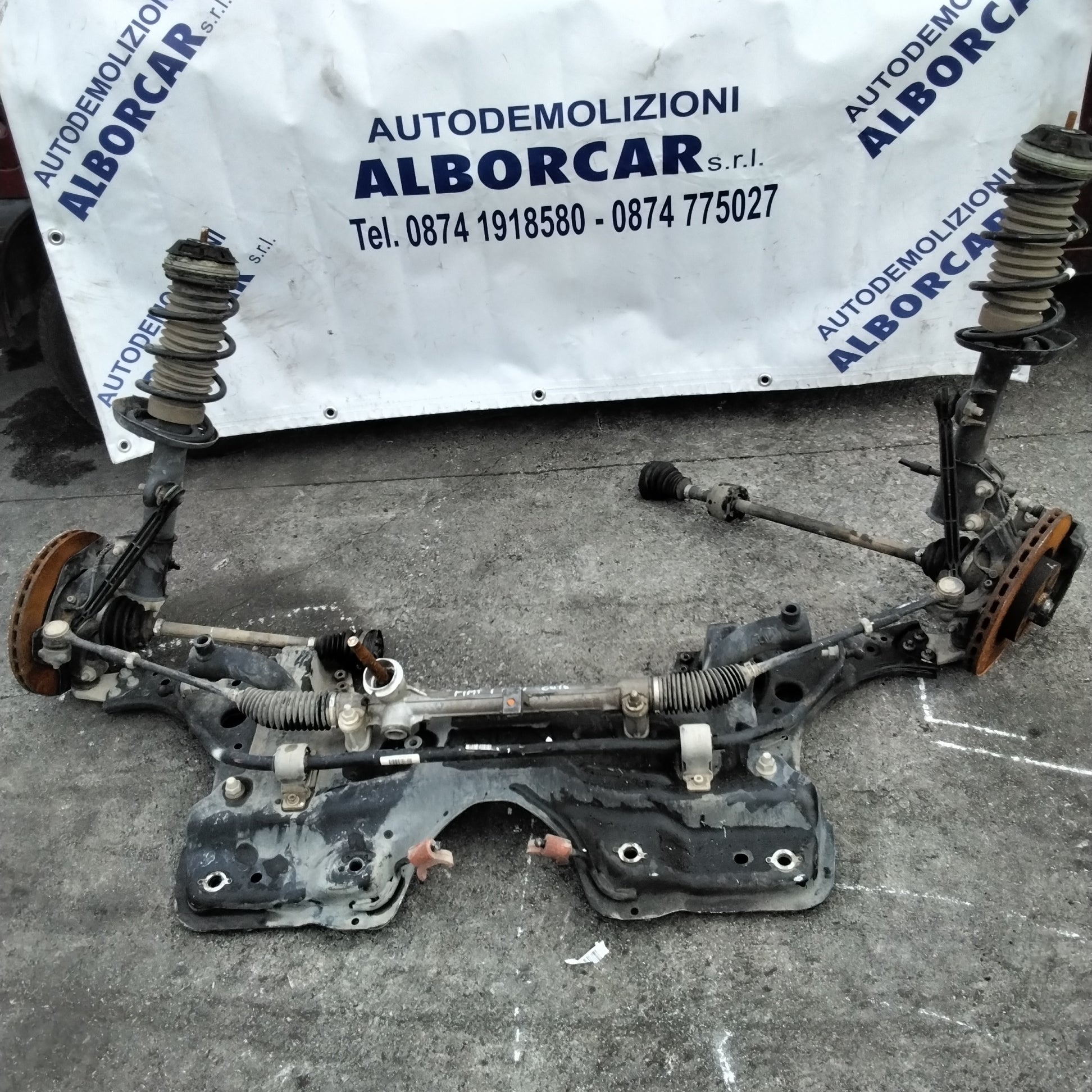 Puente de eje delantero (COMPLETO) Fiat Tipo 1.4 gasolina año 2015-2019