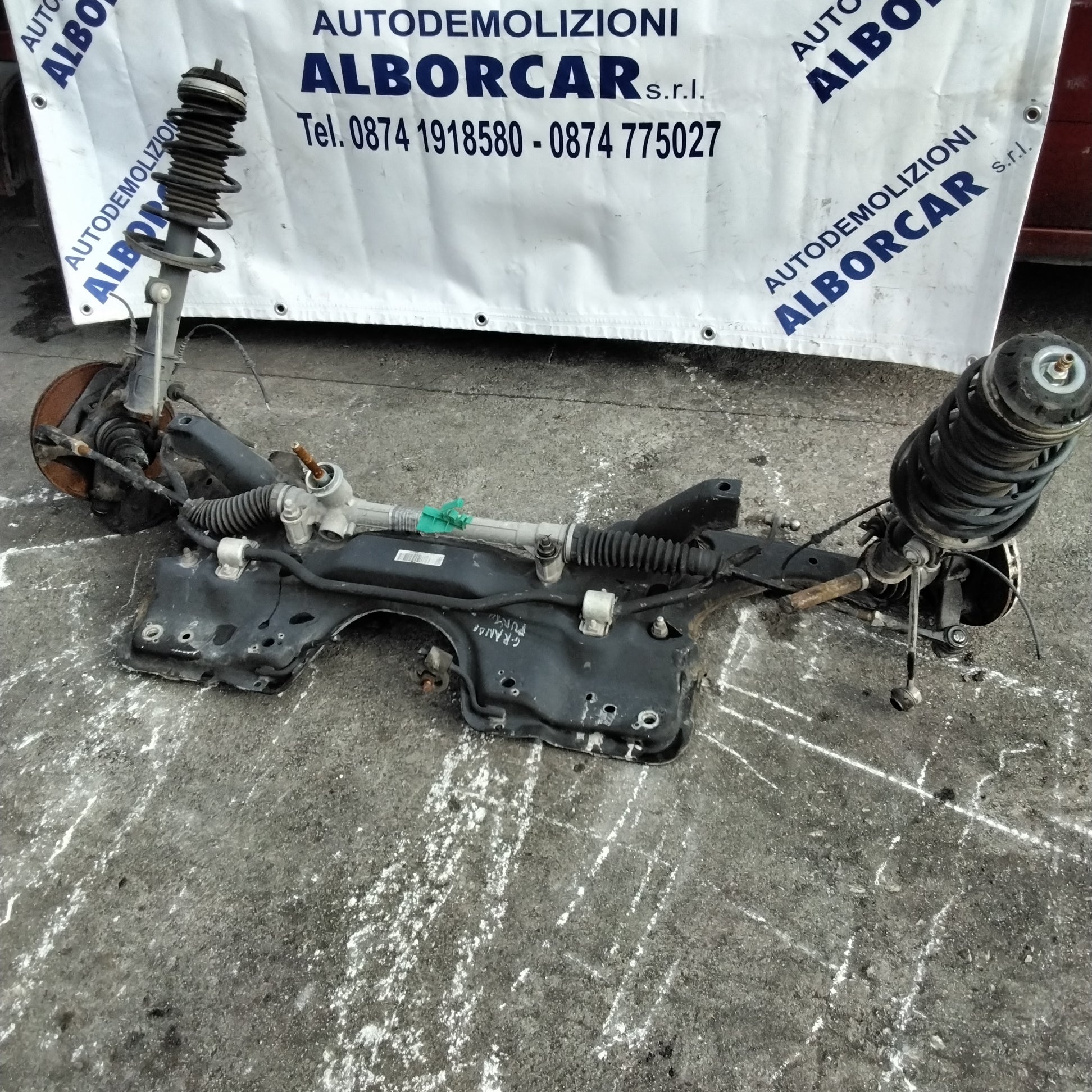 Puente eje delantero (COMPLETO) Fiat Grande Punto Evo 1.3 de 2012