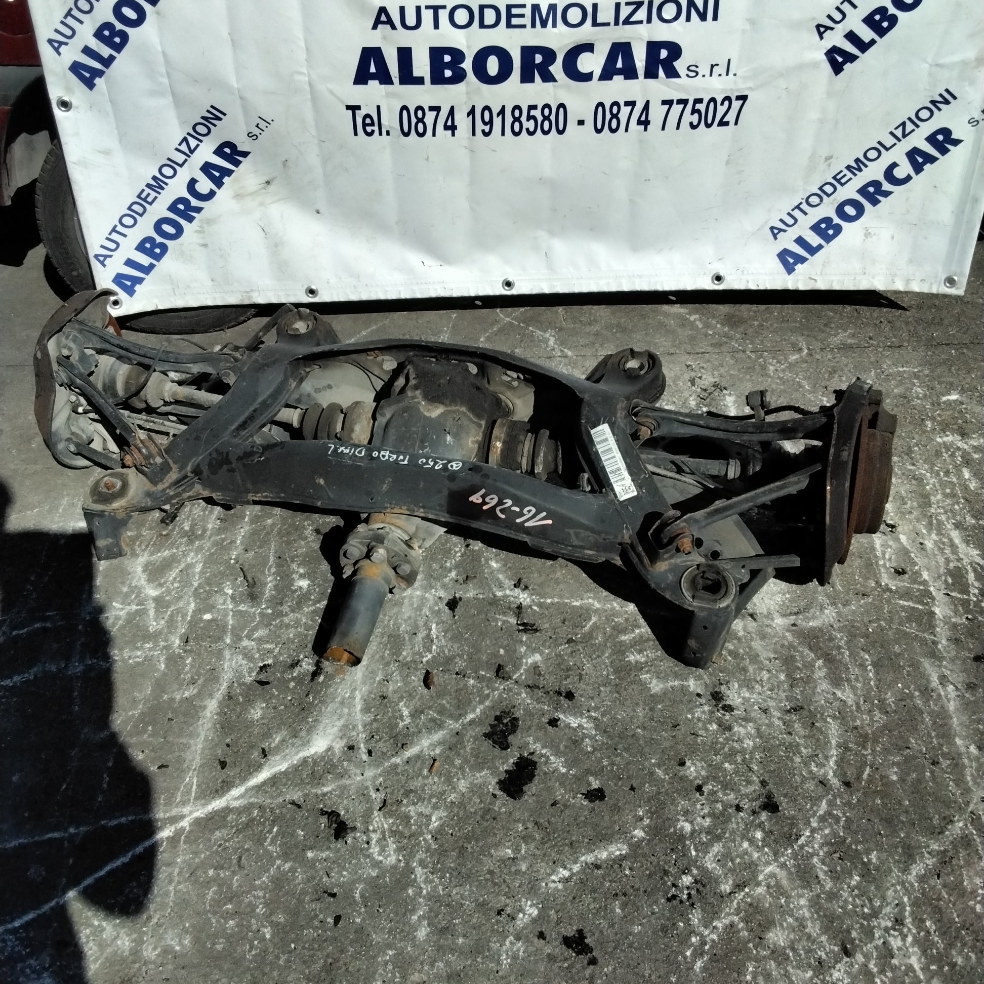 Ponte assale completo posteriore mercedes classe E250 TD anno 2001-2002