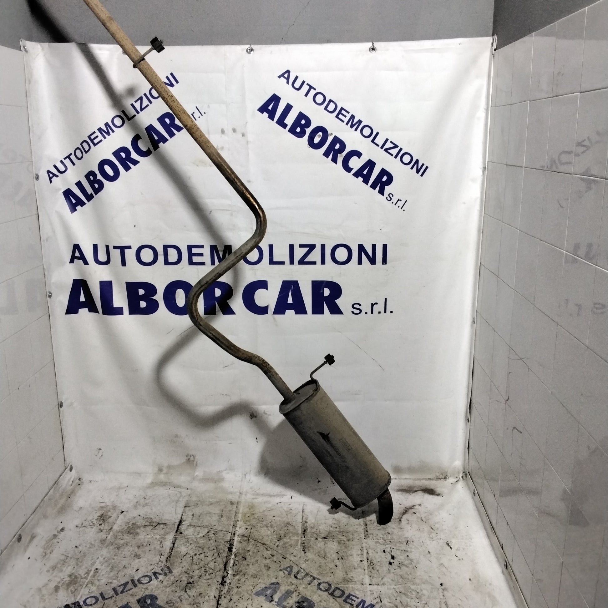 Finale/scarico/Marmitta/silenziatore ford fiesta 1.4 diesel 2007 codici (D3C5A0209-1503971)