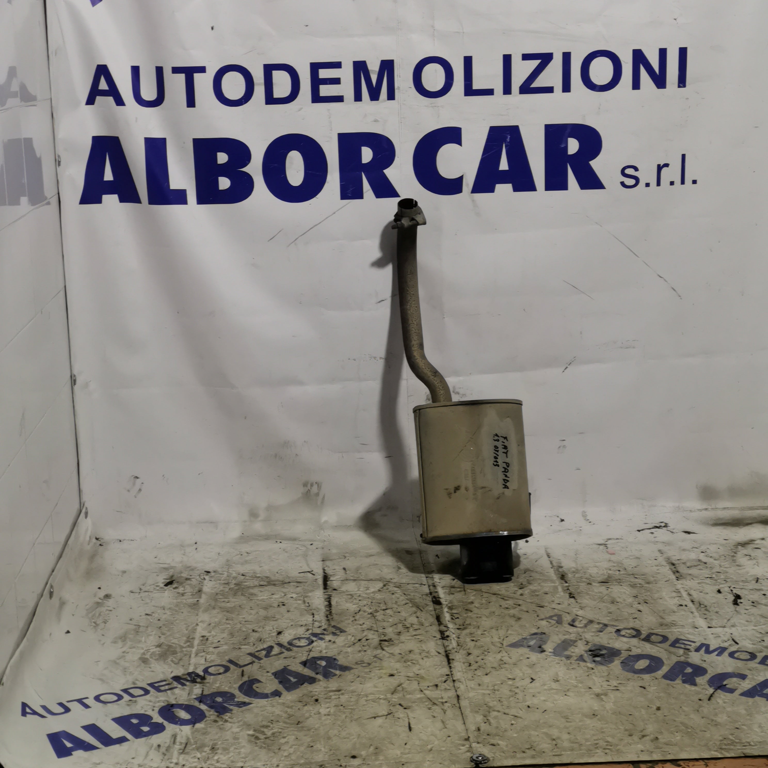 finale/scarico/marmitta fiat panda 1.3mjt anno 2003/2013