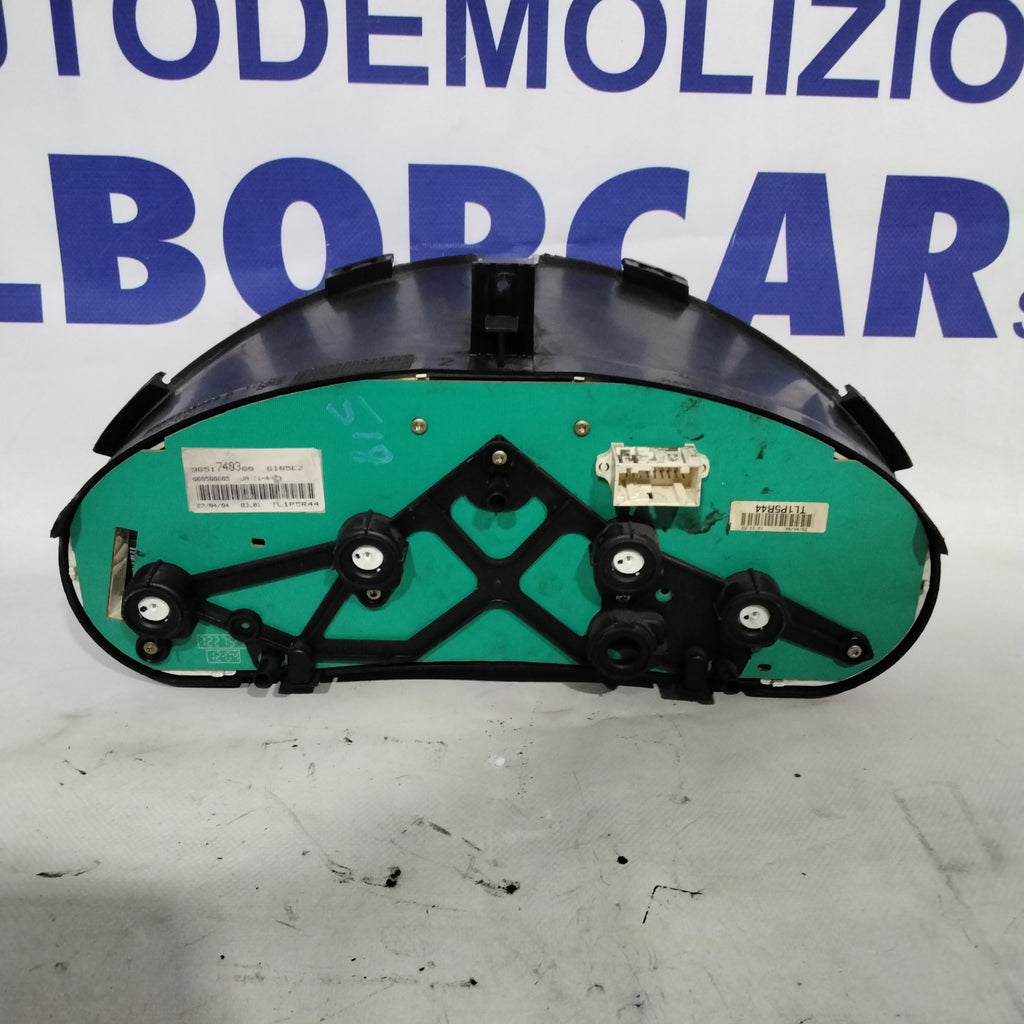 quadro strumenti/contachilometri peugeot 206 anno: 2004 codice: 9651740380