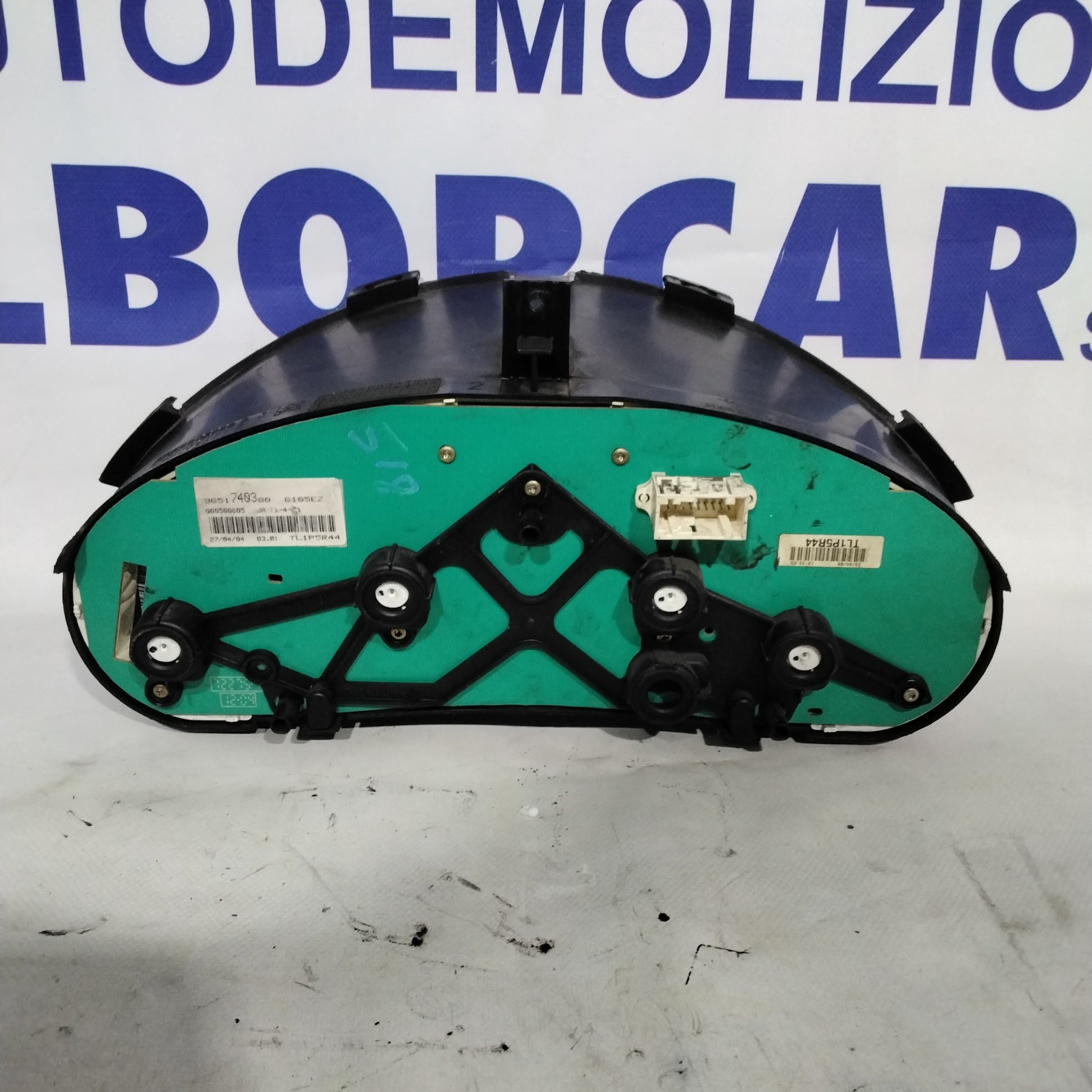 quadro strumenti/contachilometri peugeot 206 anno: 2004 codice: 9651740380