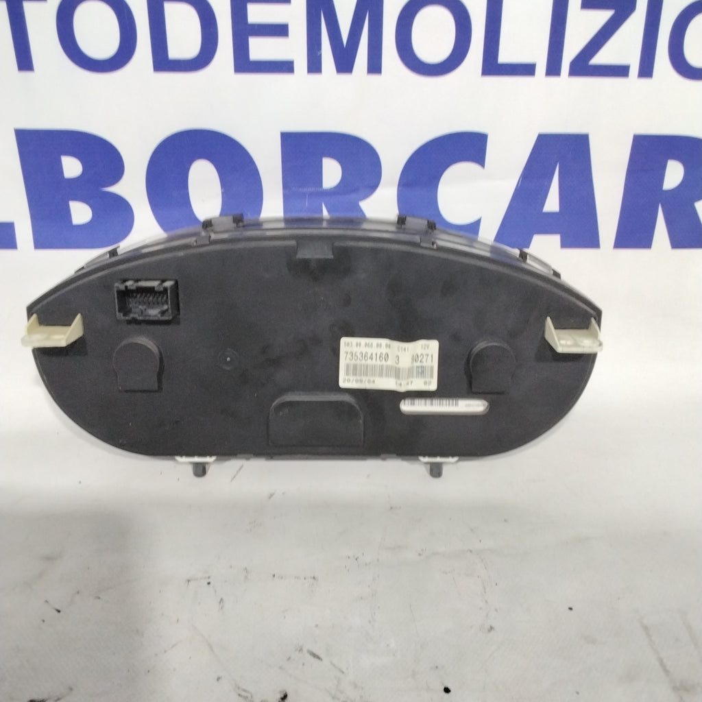 quadro strumenti/contachilometri fiat idea 1.3 multijet anno 2005 codice:735364160