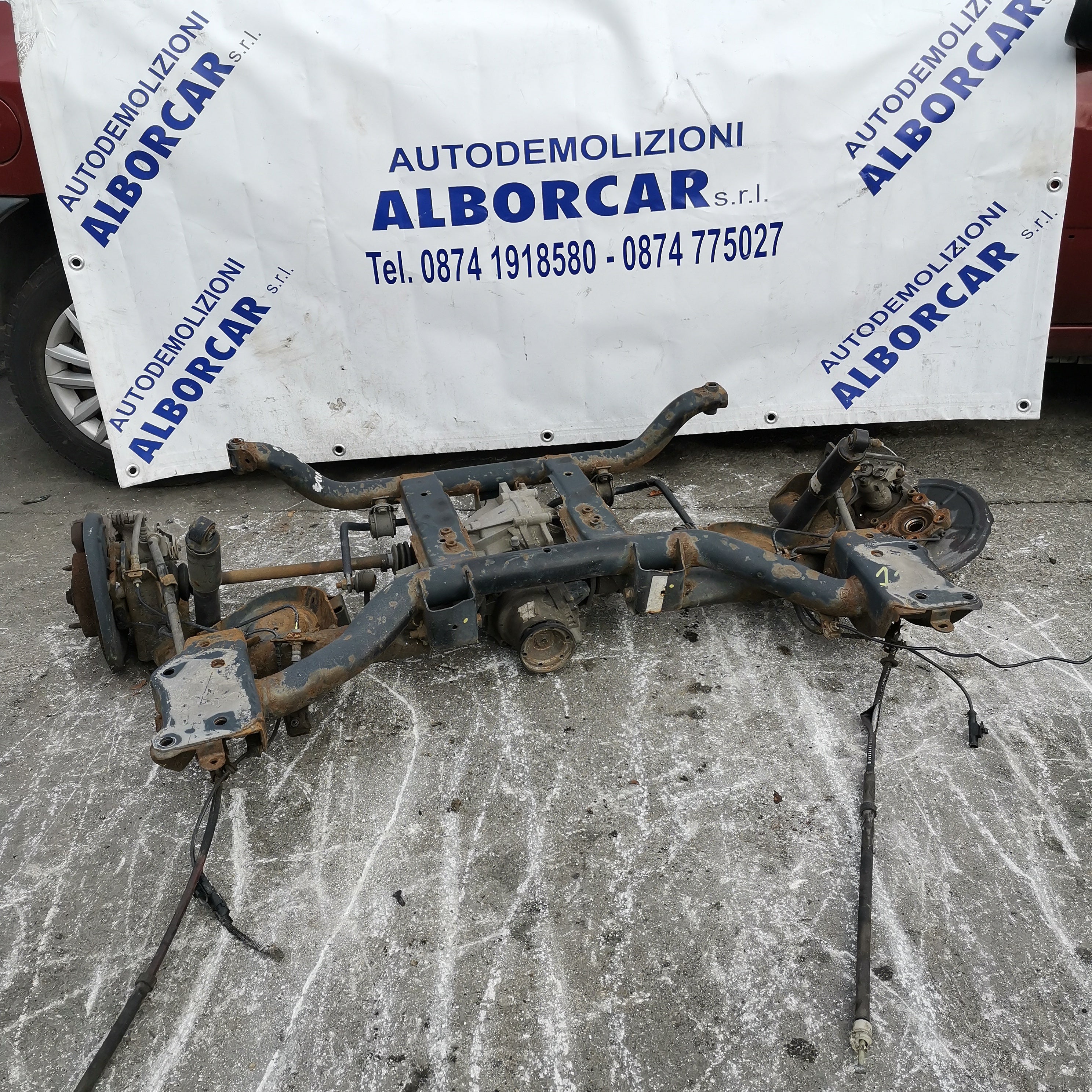 puente trasero Fiat Panda 4x4 año 2003/2004