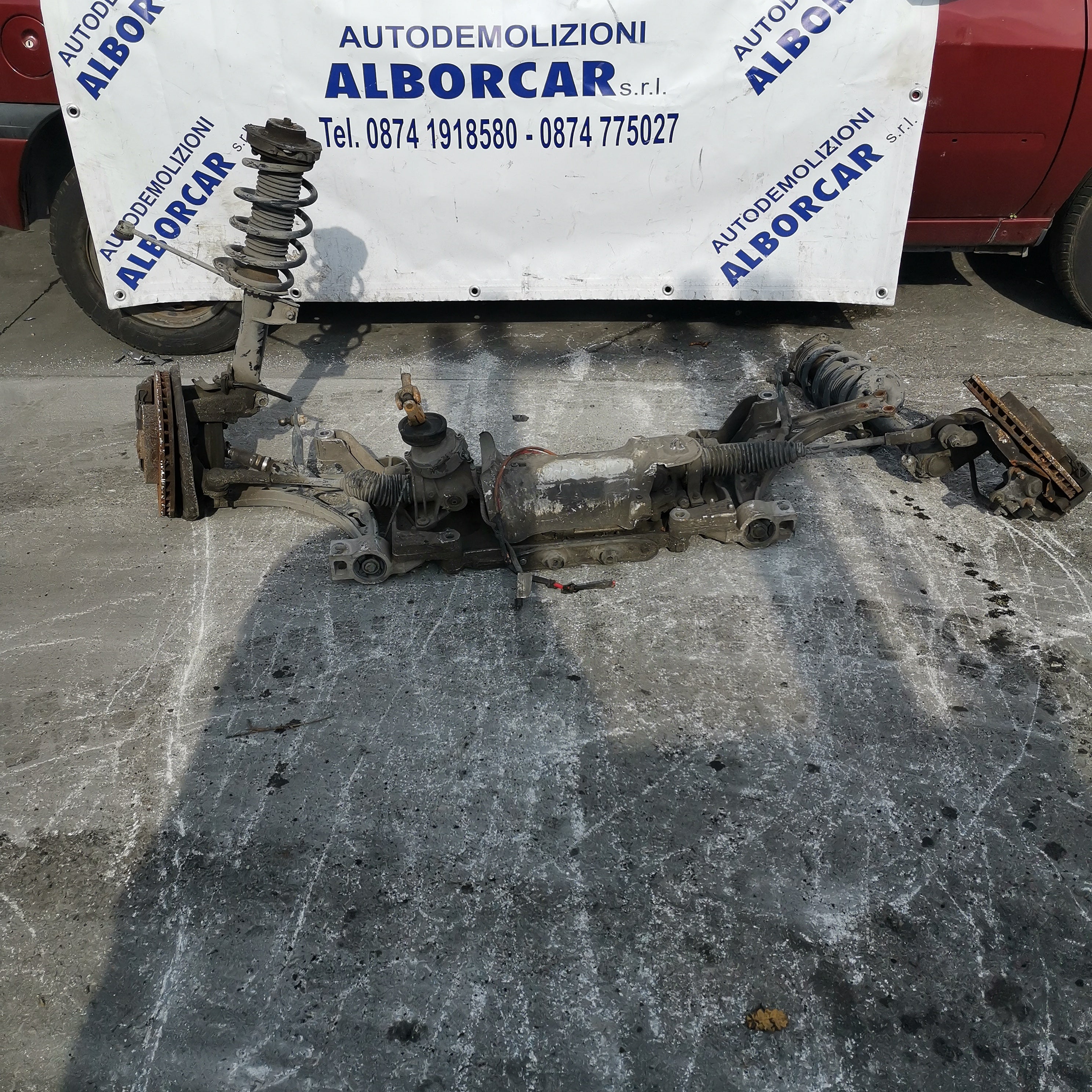 Puente eje delantero (COMPLETO) Audi A3 año 2006 2.0 tdi