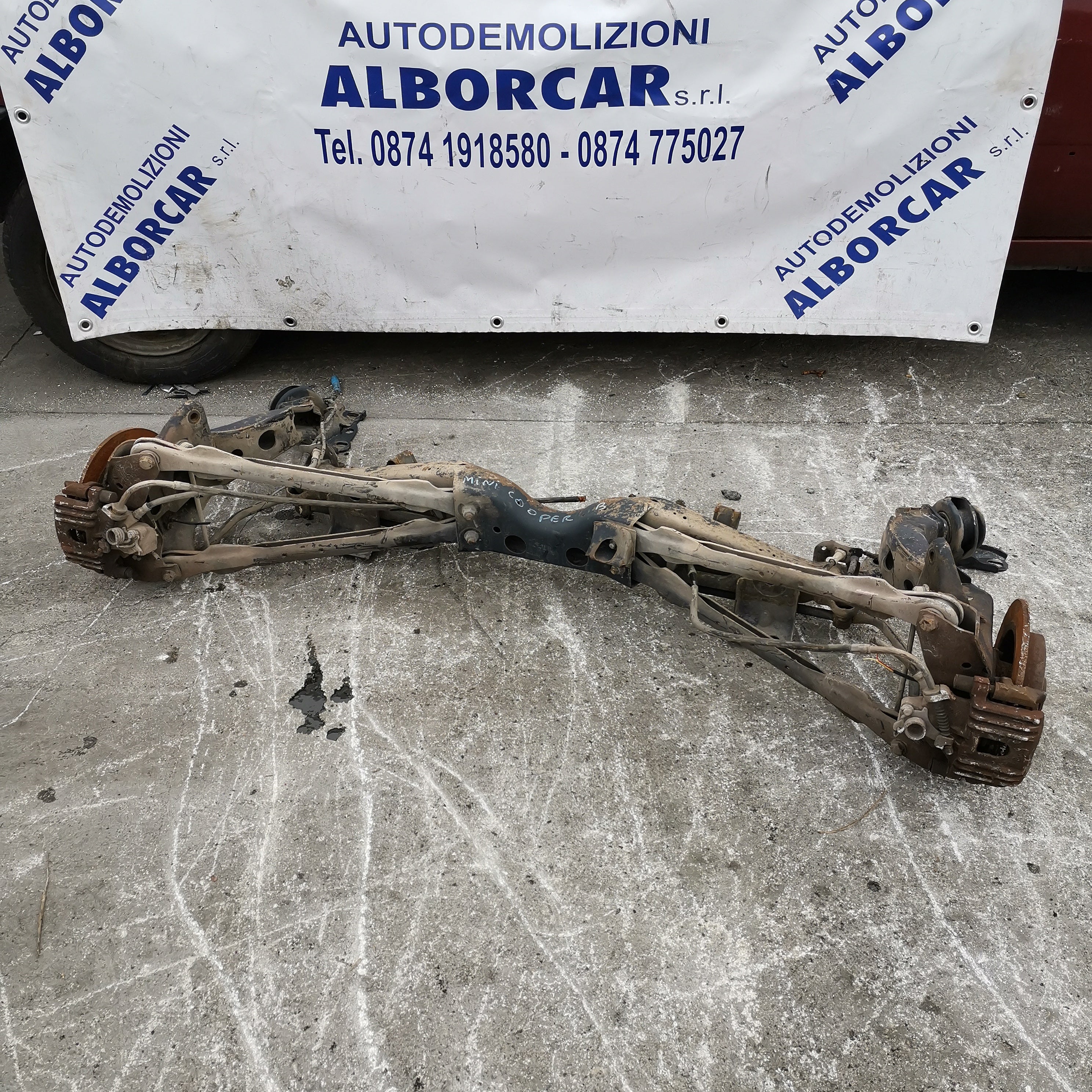 ponte assale posteriore mini cooper 1.6 16v benzina anno 2001/2007