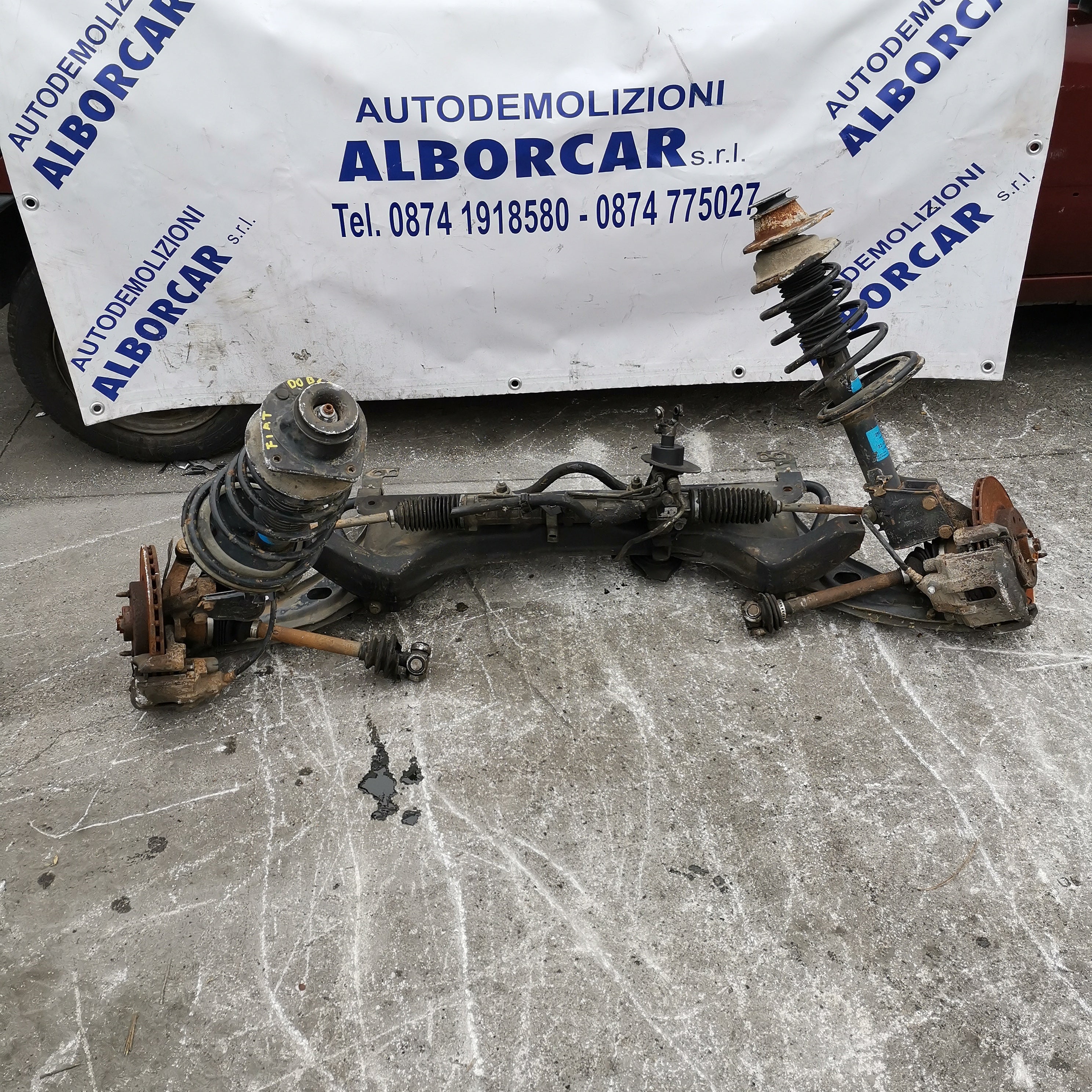 puente eje delantero fiat doblo año 2001