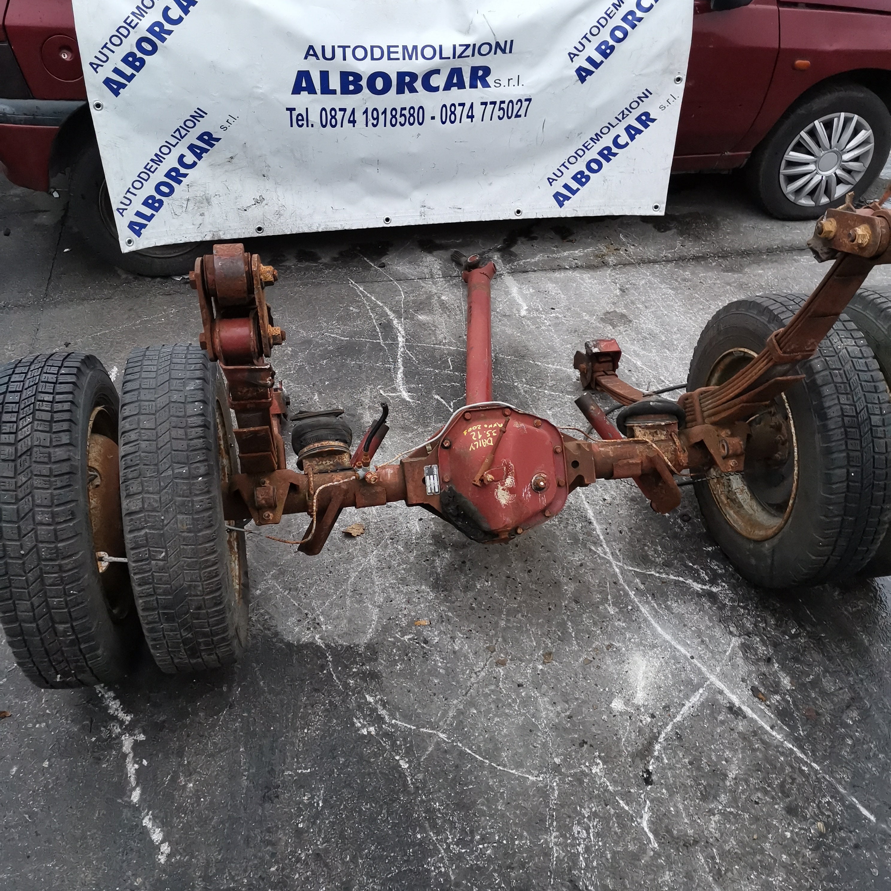 ponte assale posteriore iveco daily 35.12 anno 2001