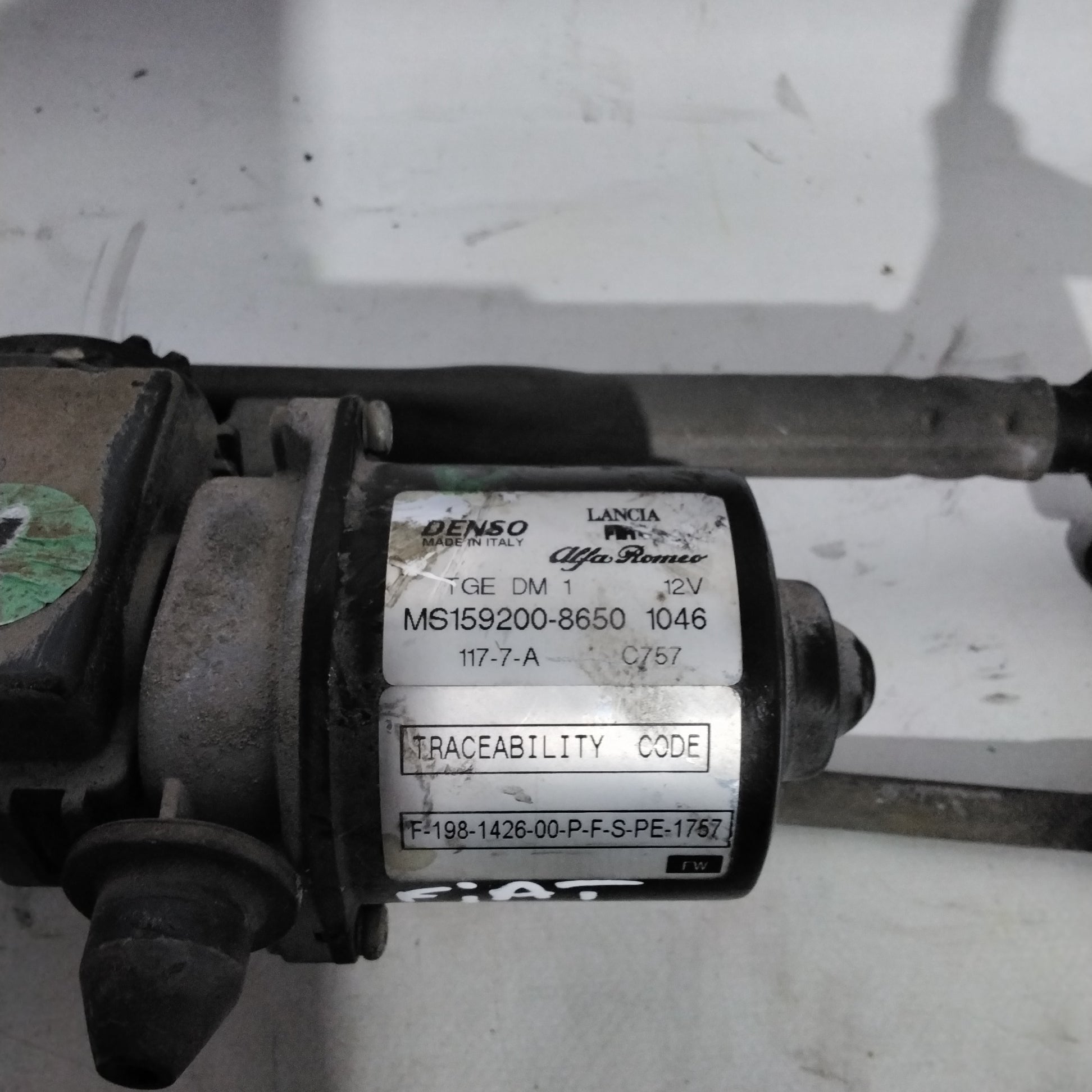 Motorino tergicristallo fiat 500 anno 2007 codice:MS1592008650(sfp1)