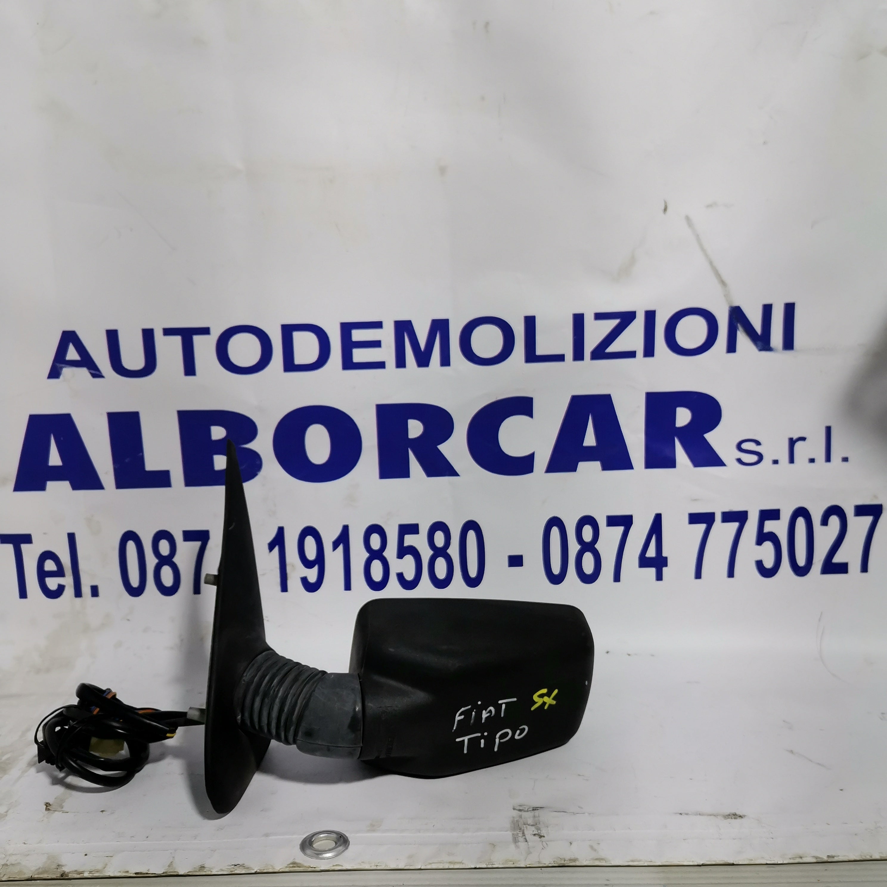 specchietto retrovisore esterno sinistro elettrico /manuale fiat tipo anno 1988/1993 colore 7 nero ,1grigio,2 bianco