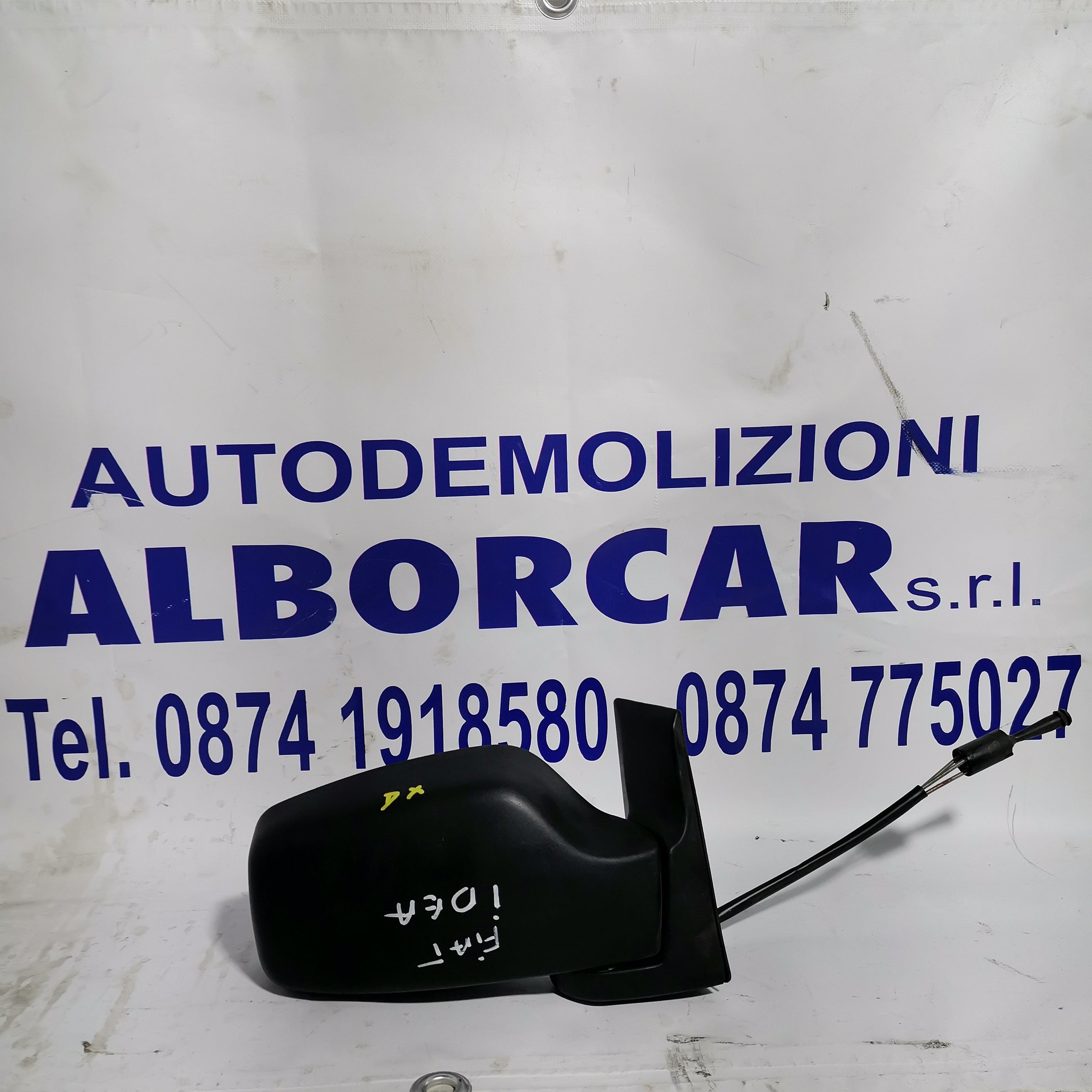specchietto retrovisore esterno destro manuale fiat idea anno 2003/2012