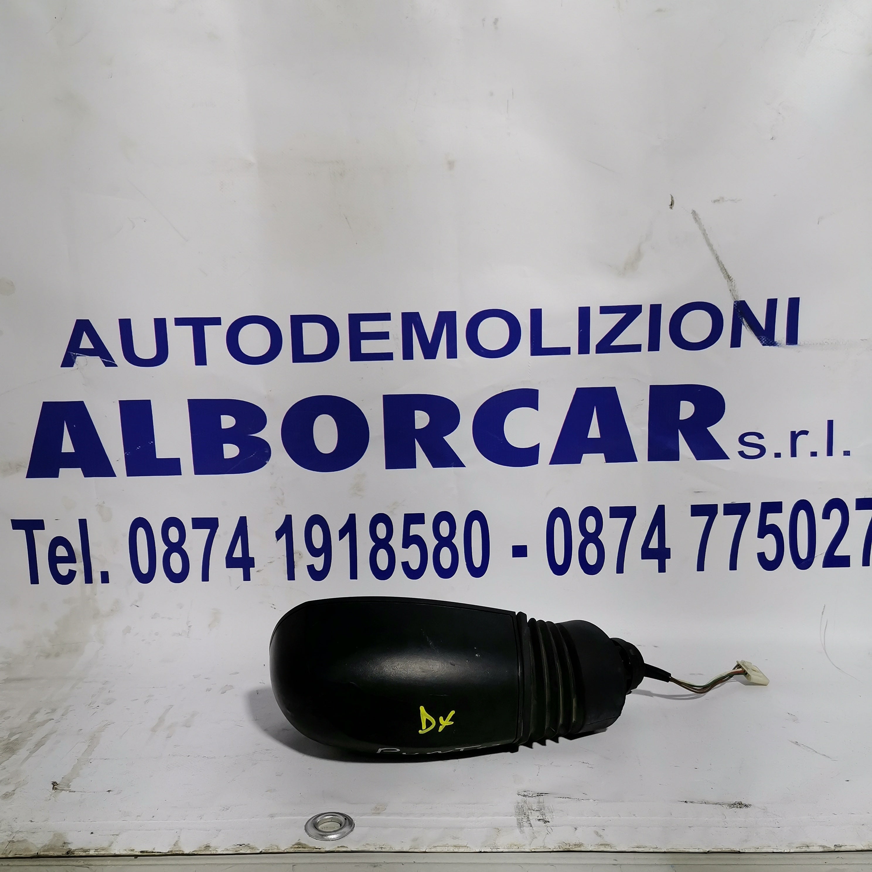 right electric exterior rearview mirror Fiat Punto third series year 2004