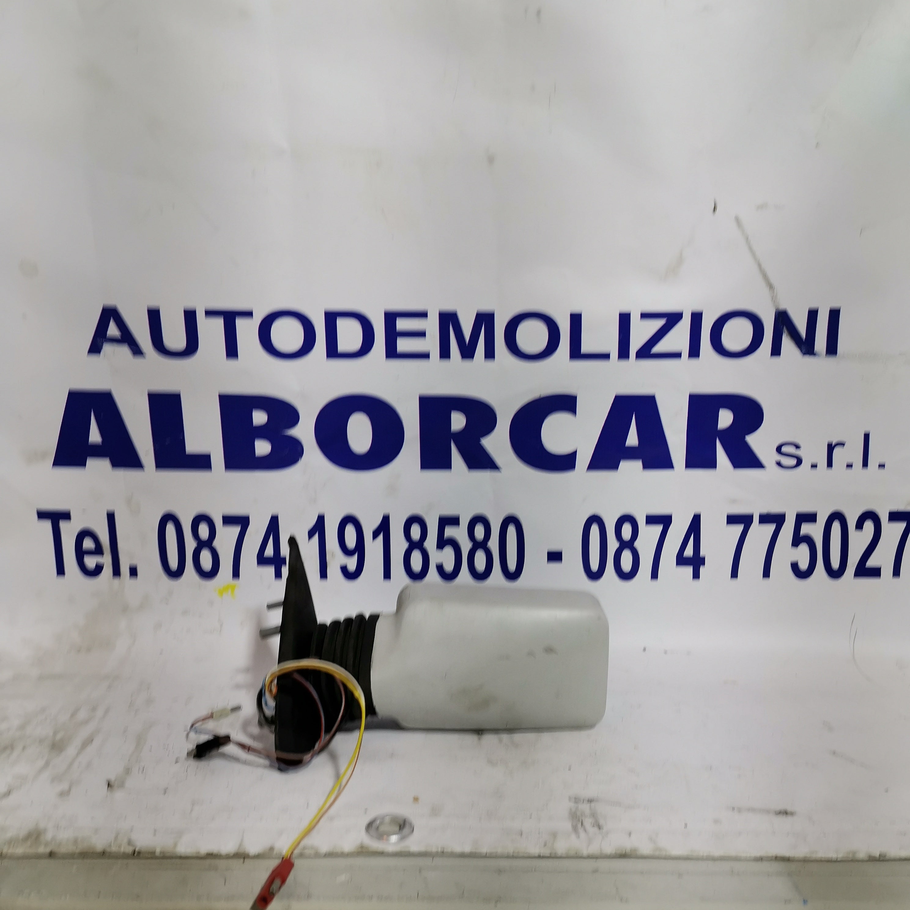 specchietto retrovisore esterno sinistro elettrico fiat croma anno 1985/1996 colore bianco,nero
