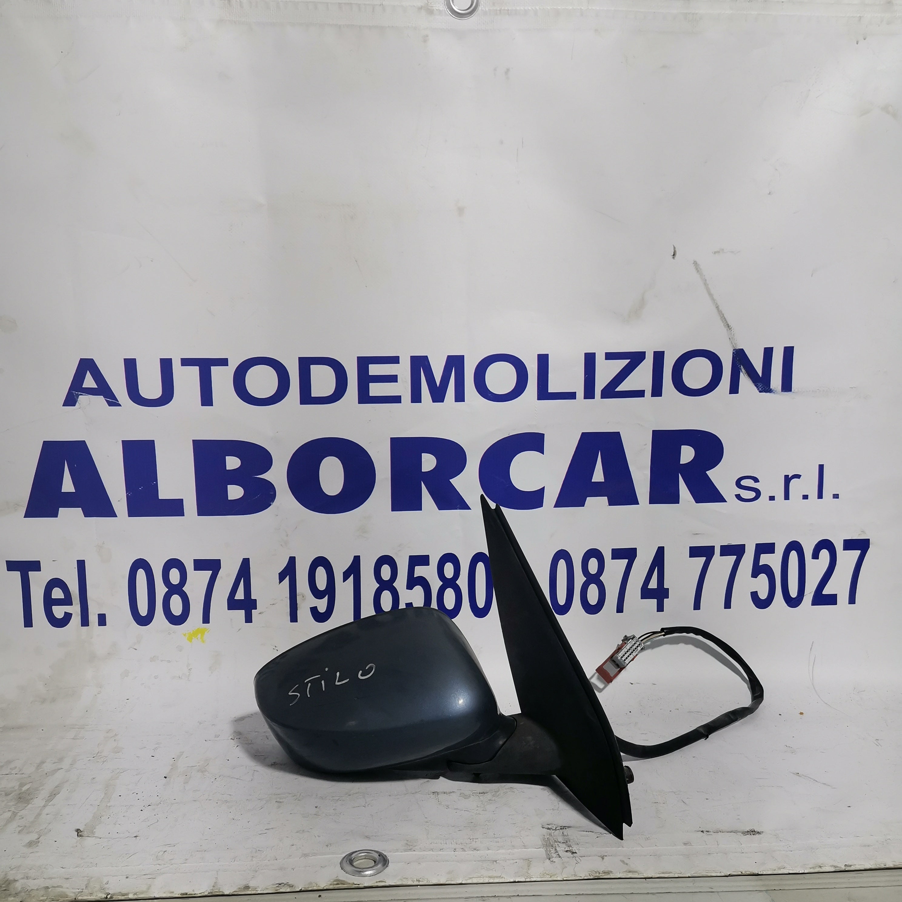 electric right exterior rearview mirror fiat stilo year 2001-2010 (sf8p1)