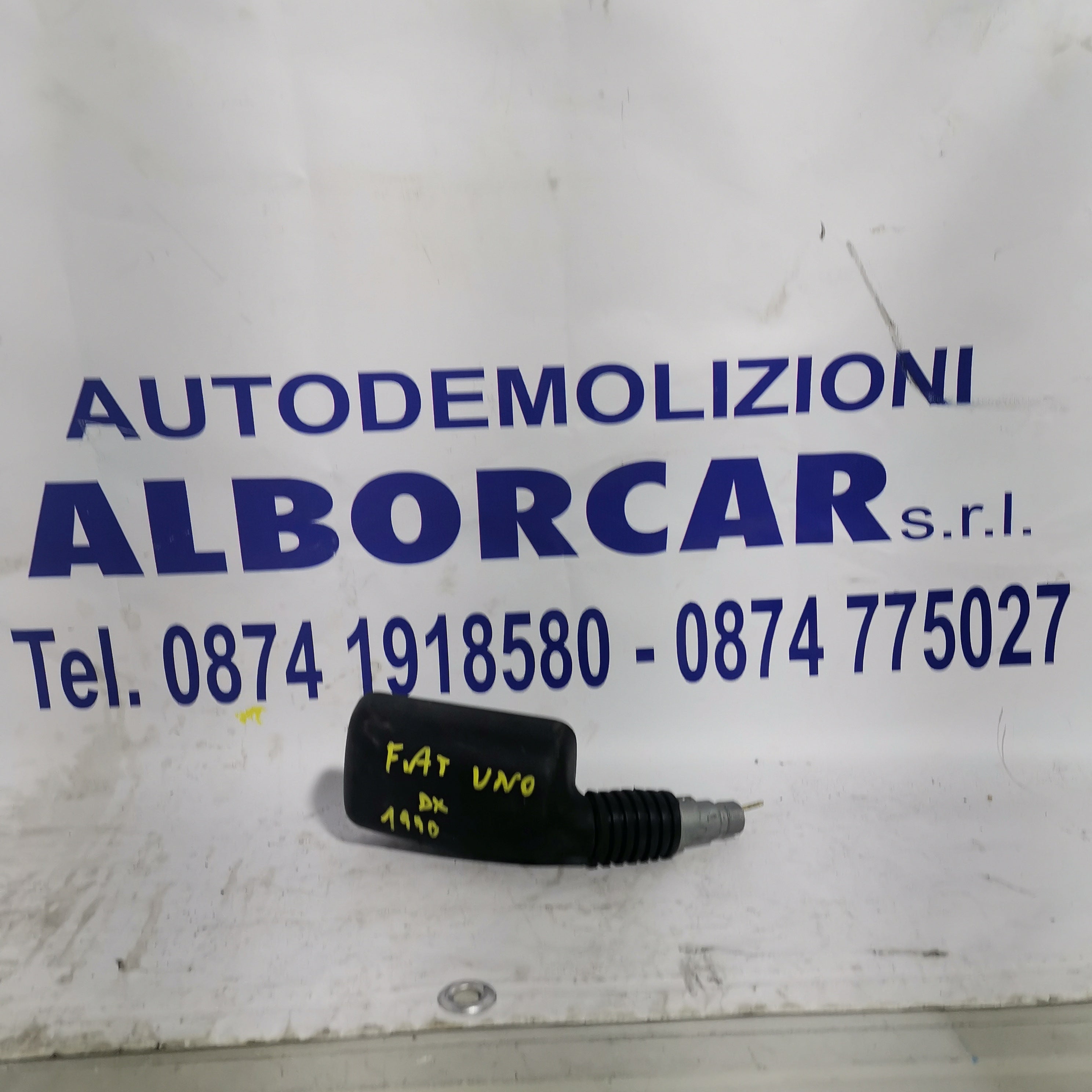 Right manual exterior rearview mirror Fiat Uno year 1990 (sf8p1)