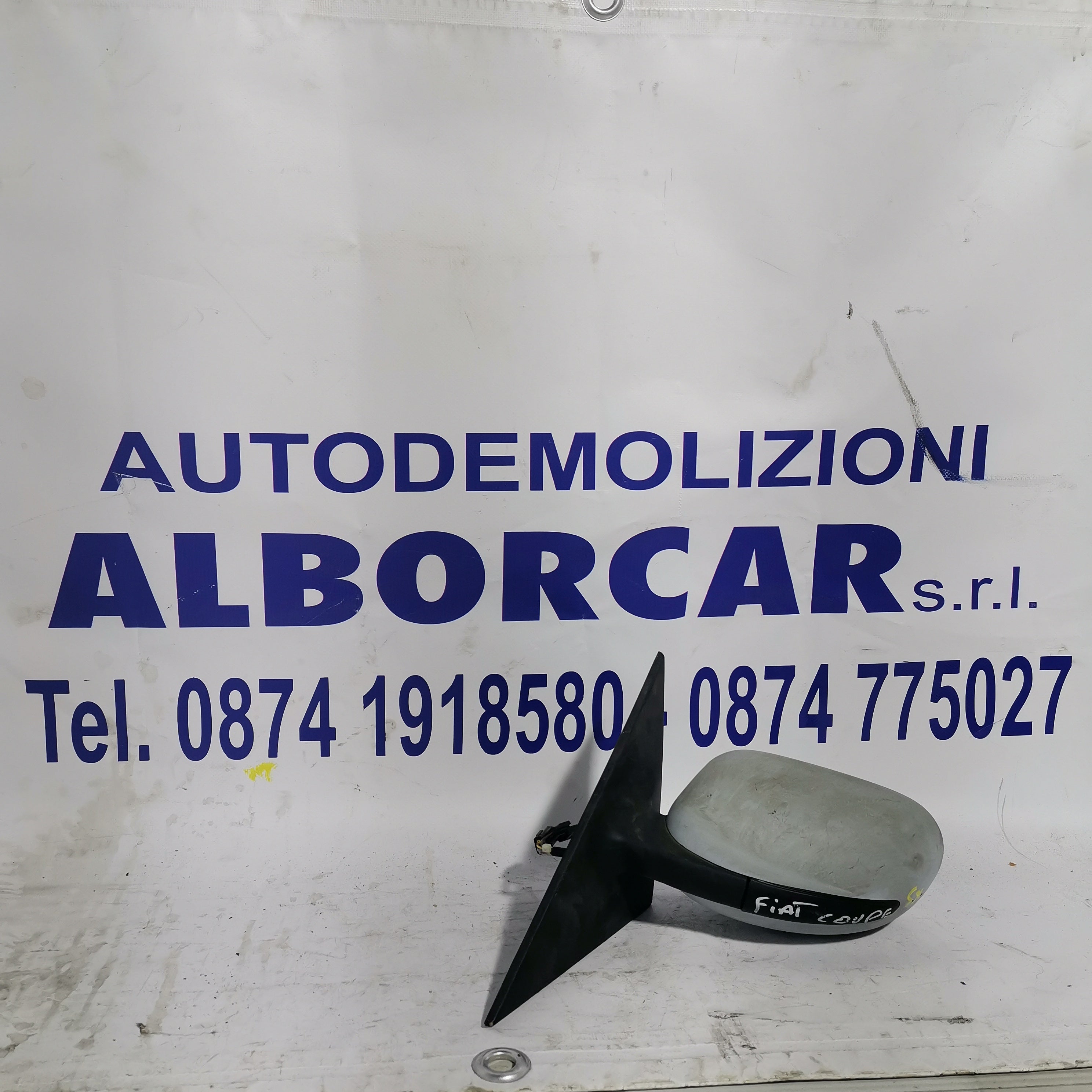 Espejo retrovisor exterior izquierdo eléctrico Fiat Coupé año 1994-2000 (sf8p1)