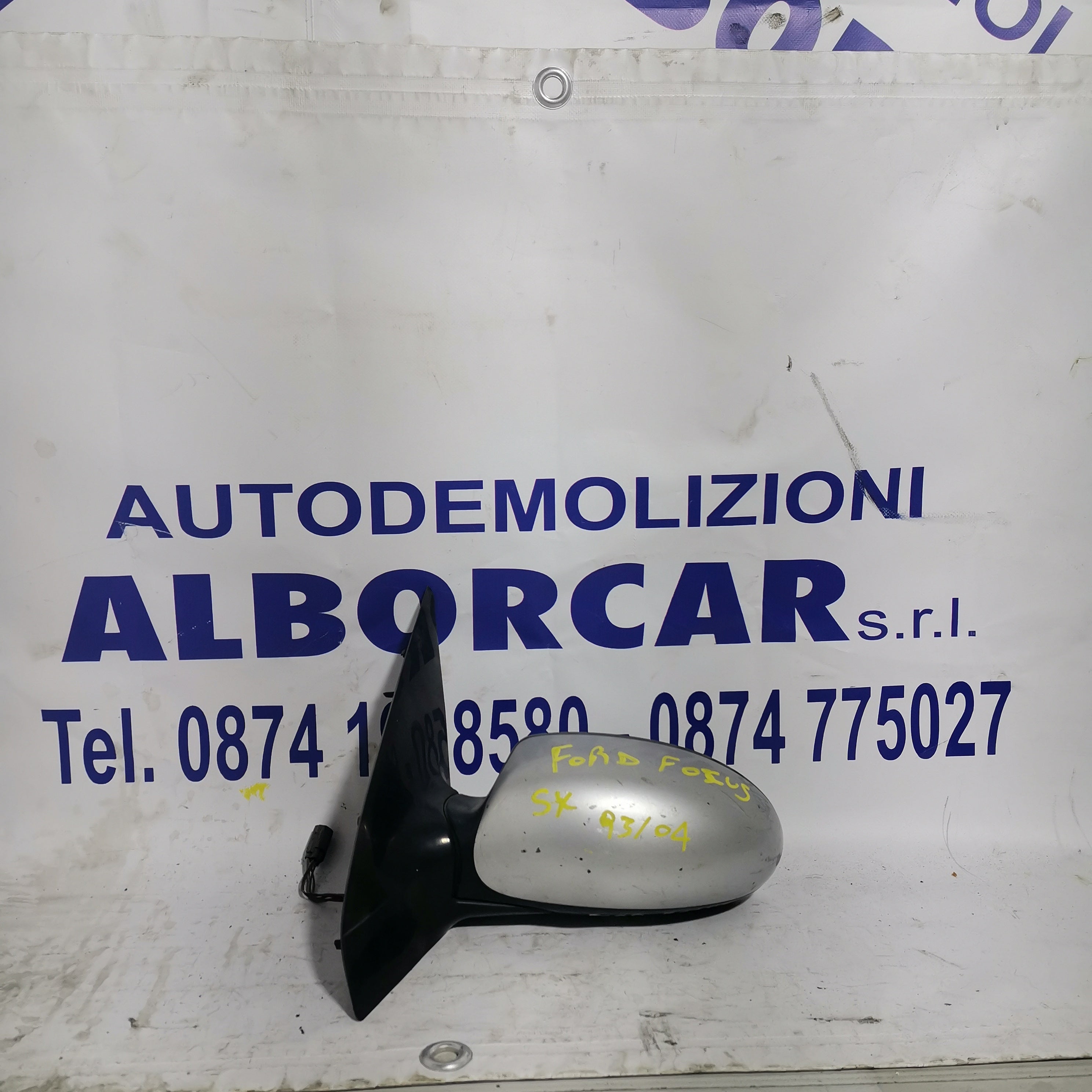 specchietto retrovisore esterno sinistro elettrico /manuale ford focus anno 1993-2004 colore grigio,blu (sf8p2)