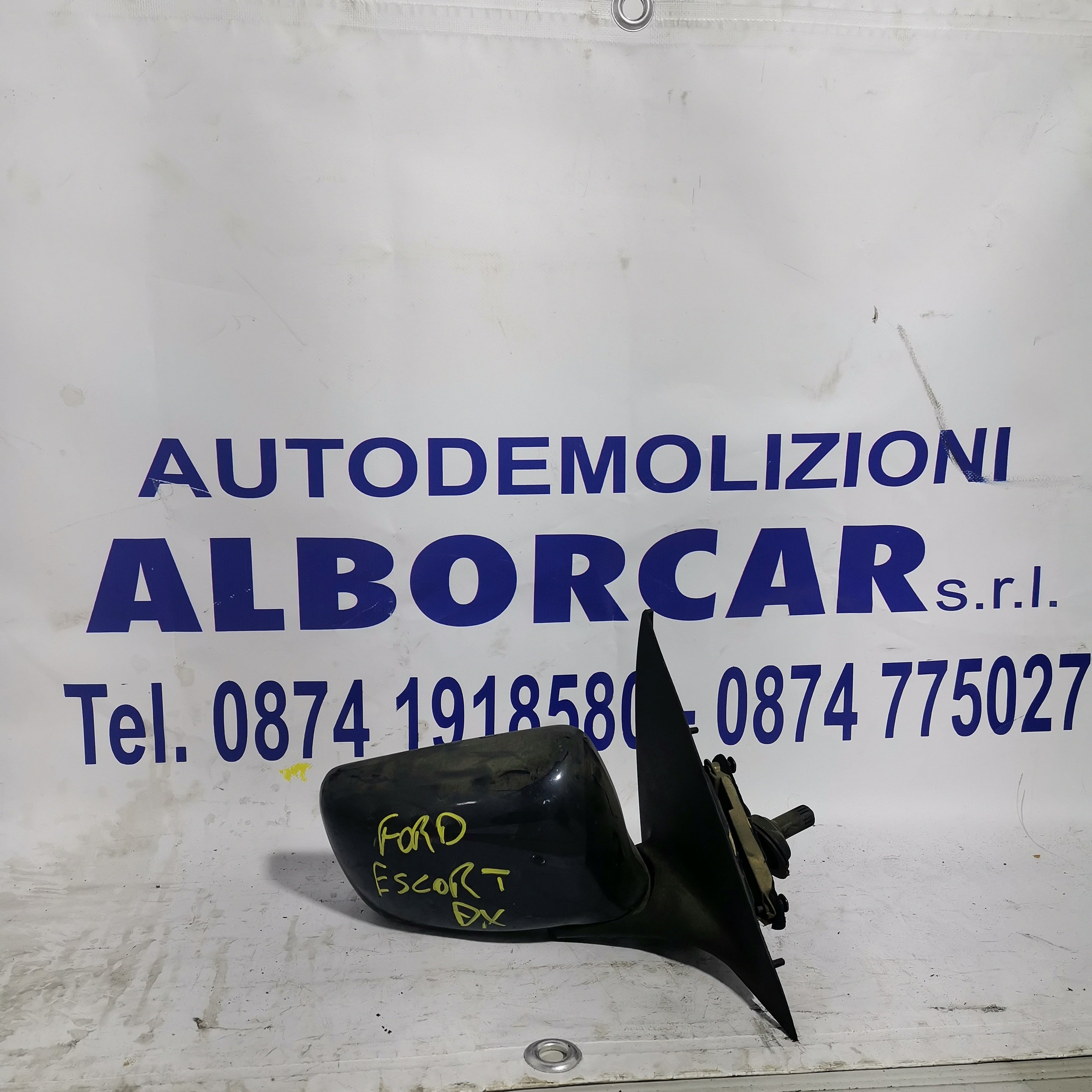 retrovisor exterior derecho manual ford escort año 1995-1999 (sf8p2)