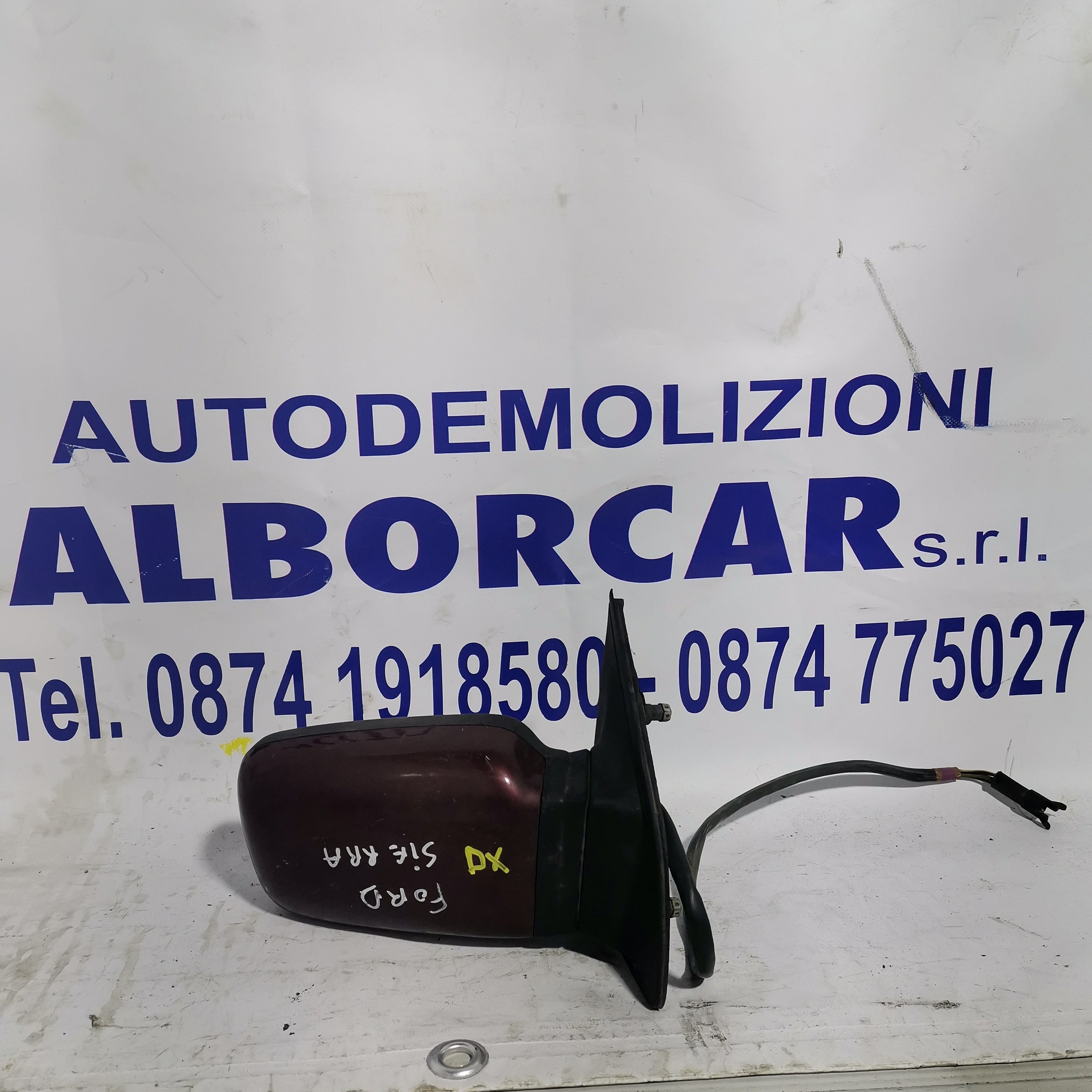 specchietto retrovisore esterno destro elettrico ford sierra anno 1982-1993 (sf8p2)