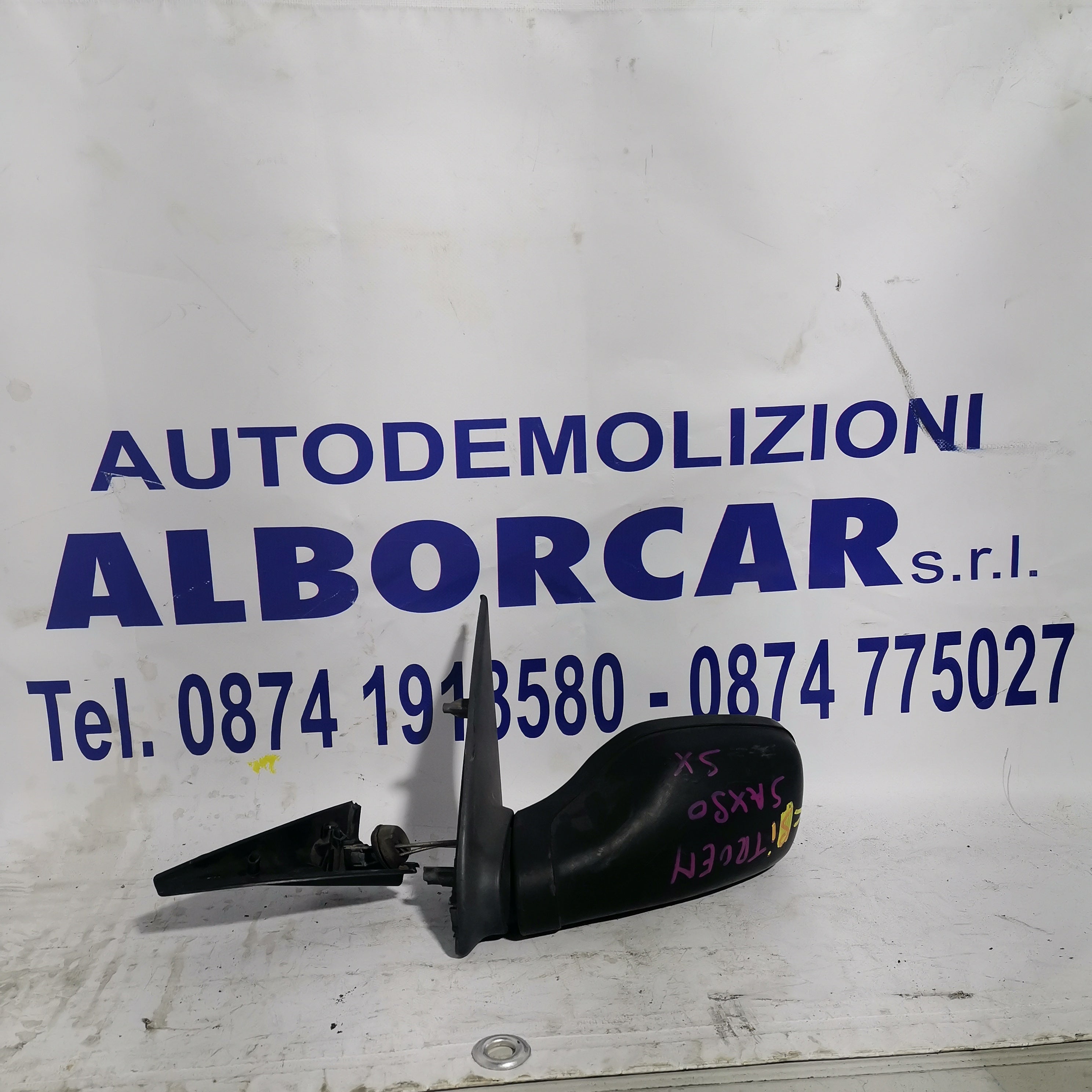 specchietto retrovisore esterno sinistro manuale citroen saxo anno 1999-2004 (sf8p2)