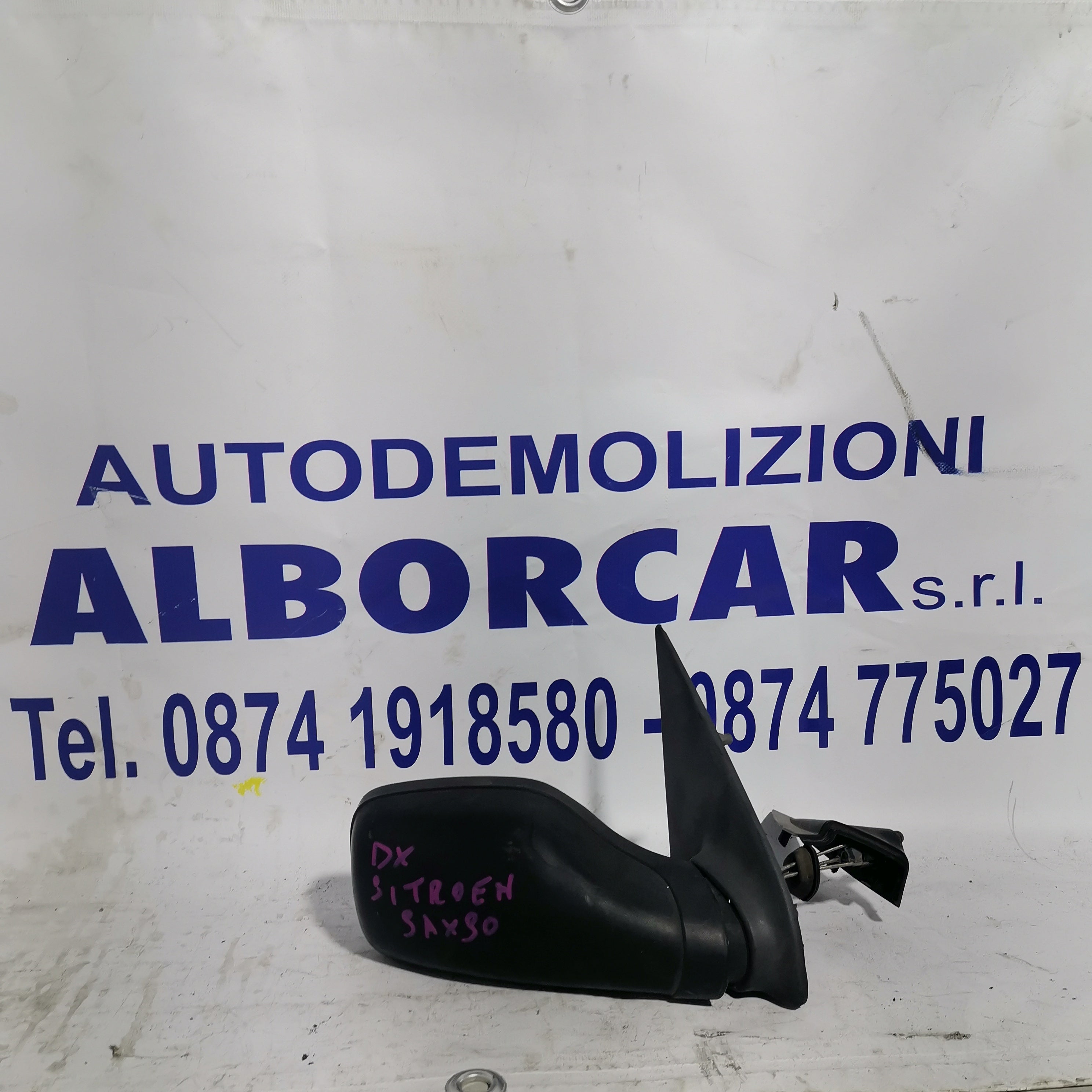 specchietto retrovisore esterno destro manuale citroen saxo anno 1999-2004 (sf8p2)