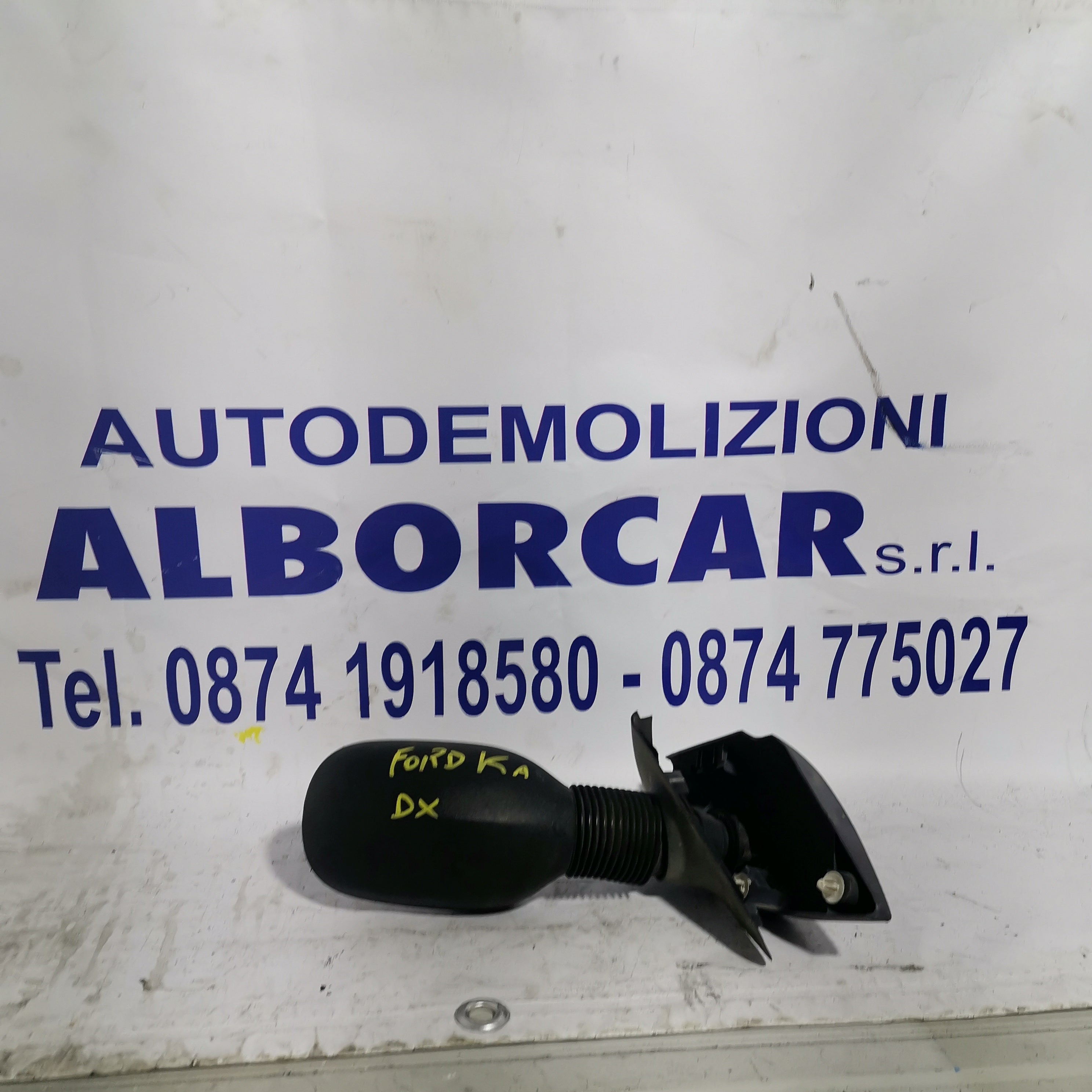 Ford Ka 1996-2008 Manual Right Exterior Rear View Mirror (sf8p2)