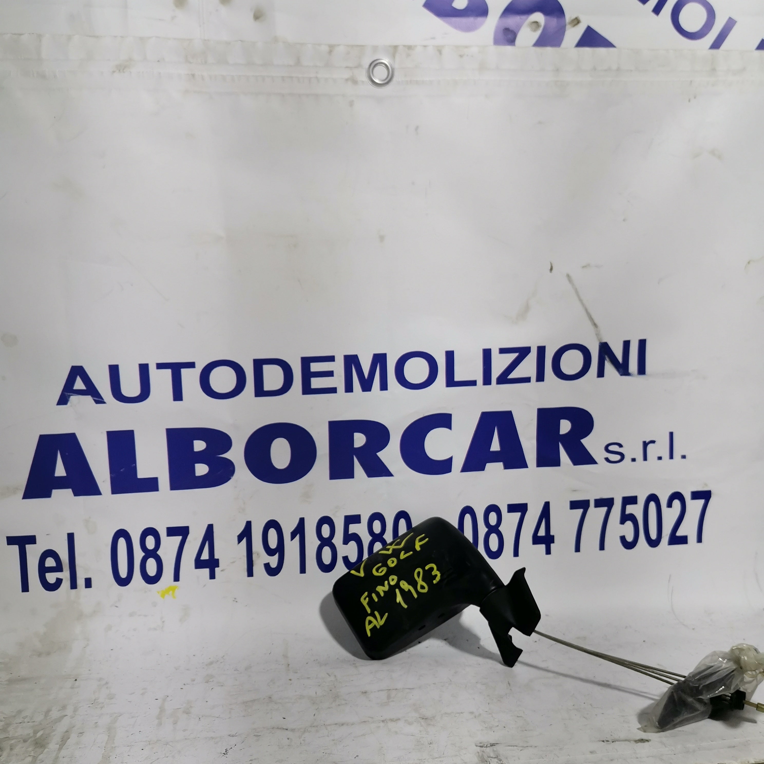 specchietto retrovisore esterno destro manuale volkswagen golf fino al1983 (sf8p2)