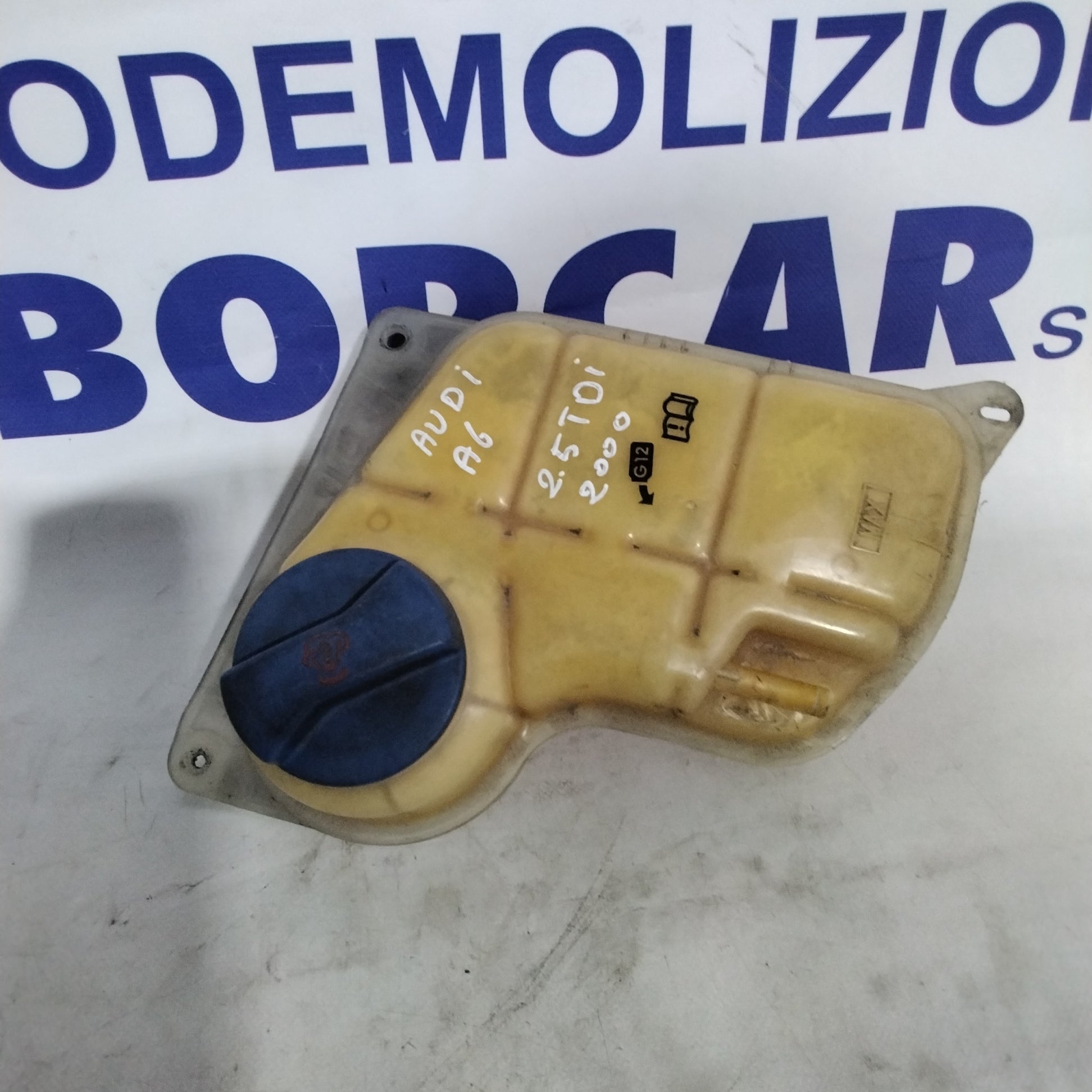 Audi A6 2.5 TDI radiator coolant reservoir, year 2000, part number: 4B0121403