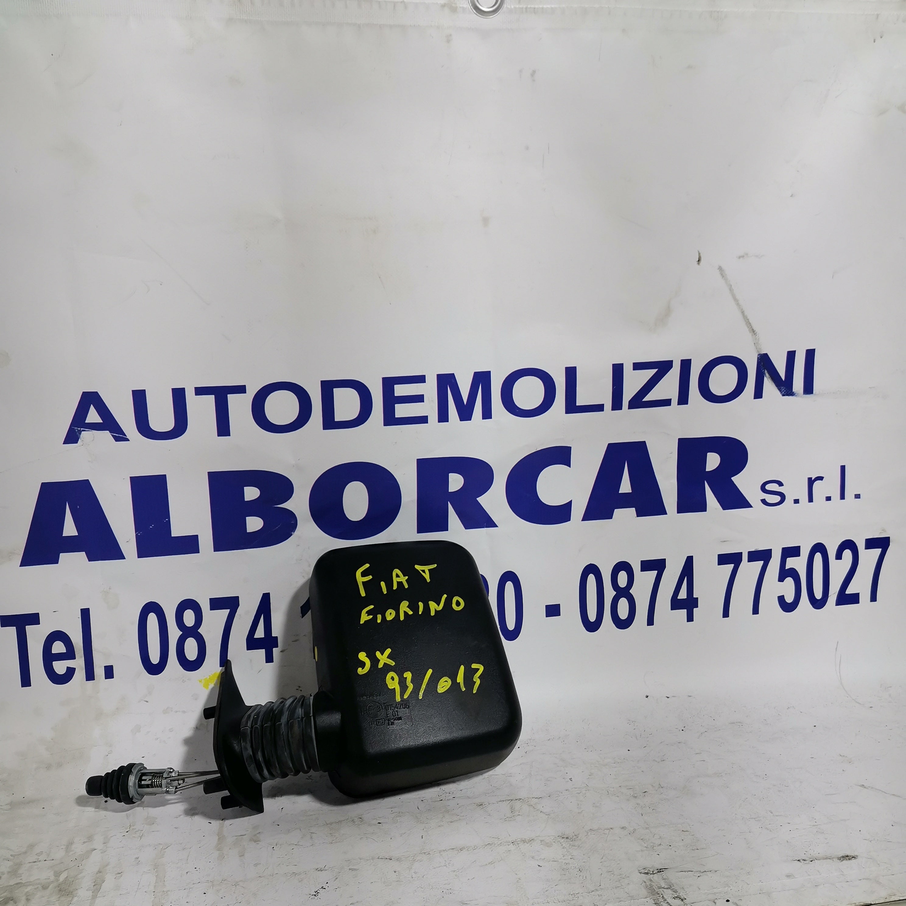 espejo retrovisor exterior izquierdo manual Fiat Fiorino desde 1993-2013