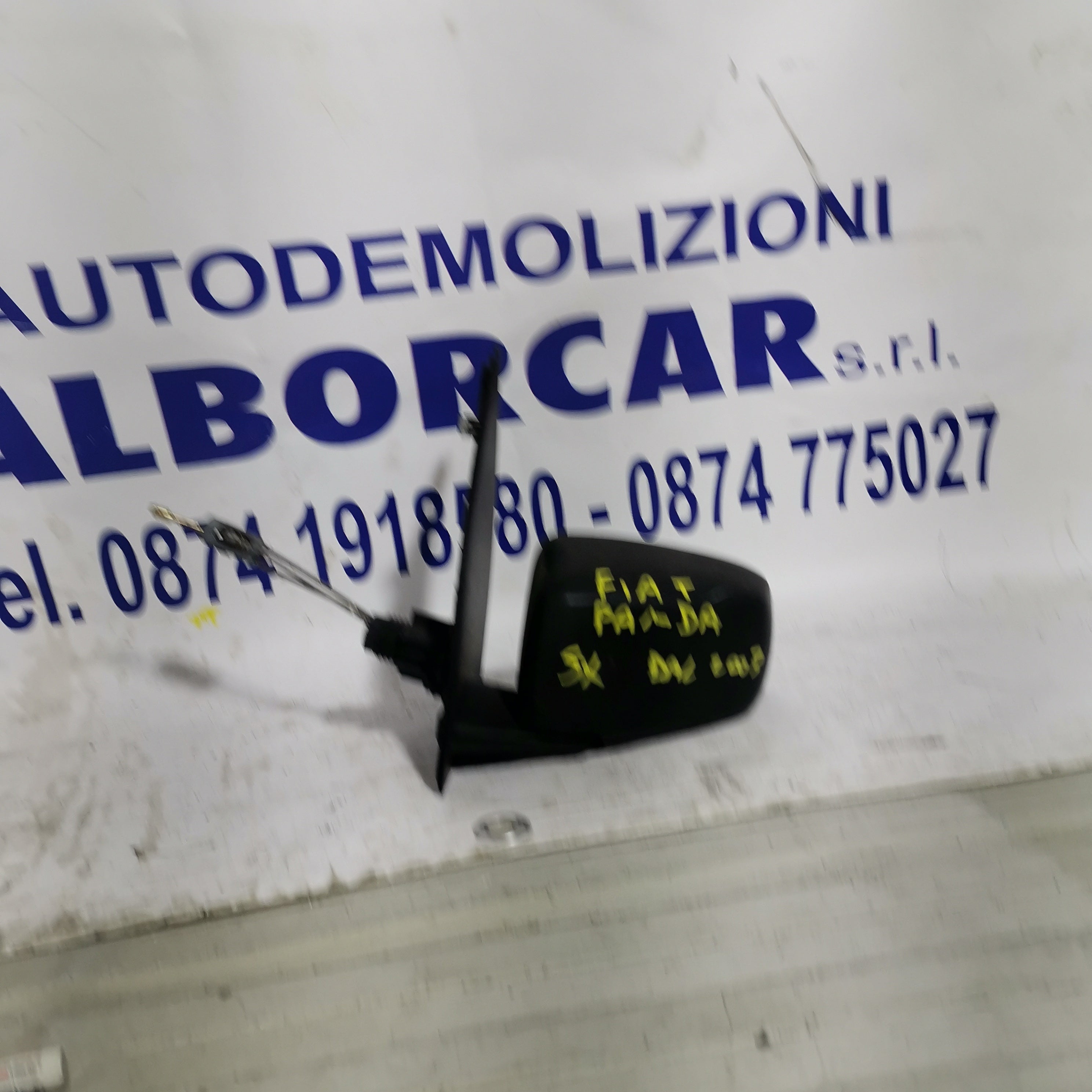 specchietto retrovisore esterno sinistro manuale fiat panda dal 2006 (sf8p1)