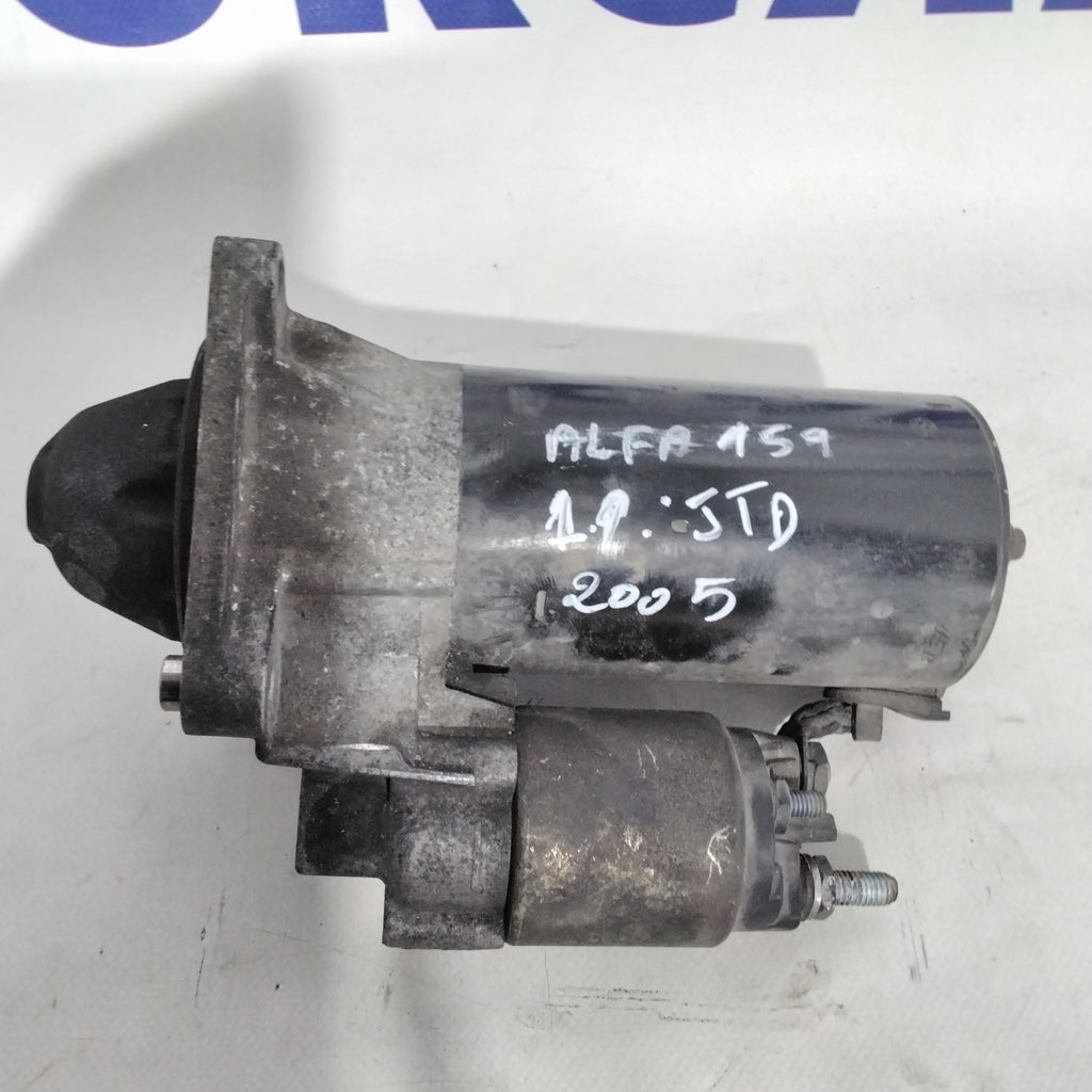 Motorino di avviamento alfa romeo 159 1.9 jtd anno 2005 codice:0001115021(sf15p3)