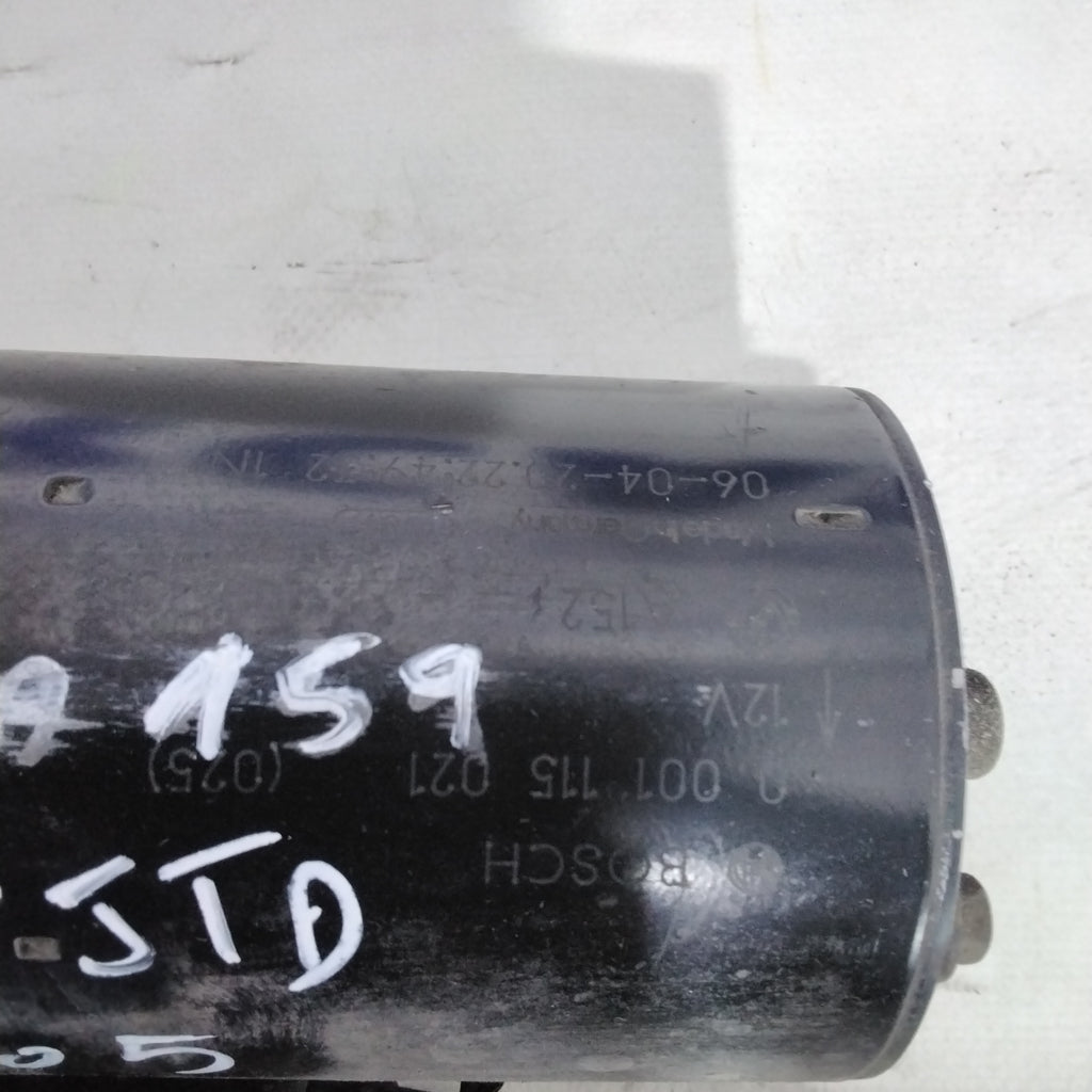 Motorino di avviamento alfa romeo 159 1.9 jtd anno 2005 codice:0001115021(sf15p3)
