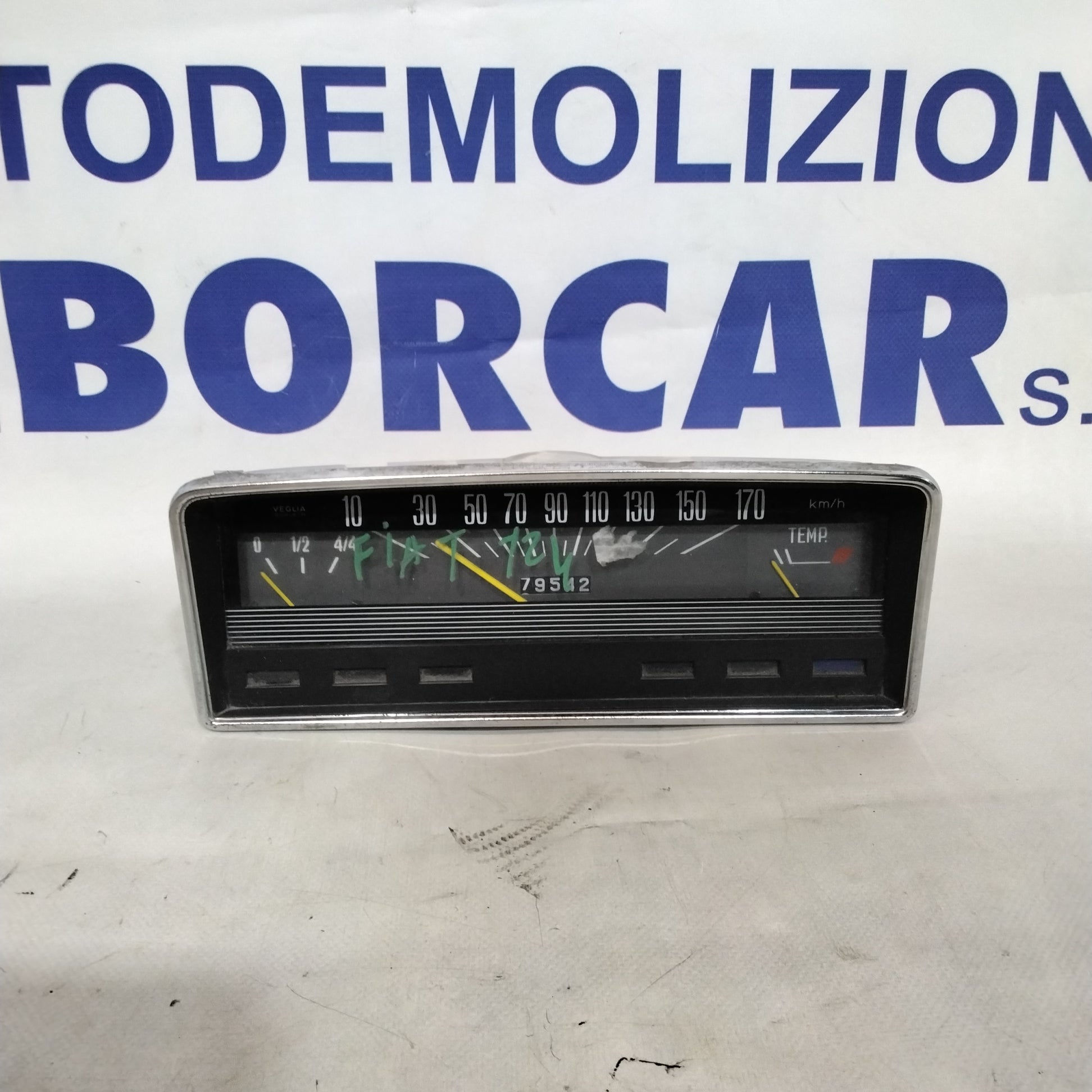 Strumento /contachilometri fiat 124 anno 1972 codice 6014451