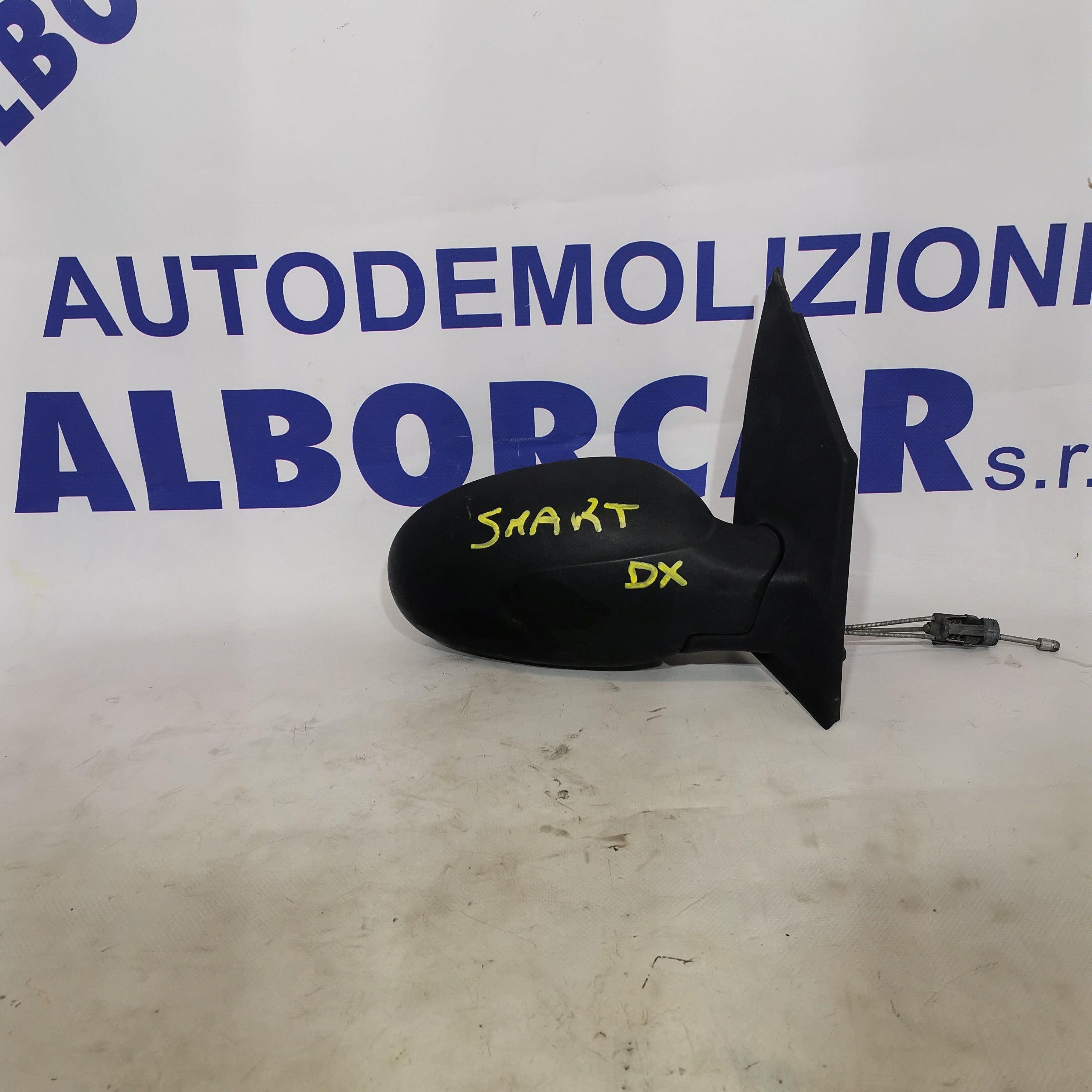 specchietto retrovisore esterno destro manuale smart fortwo 800 anno 2003 (sf8p2)