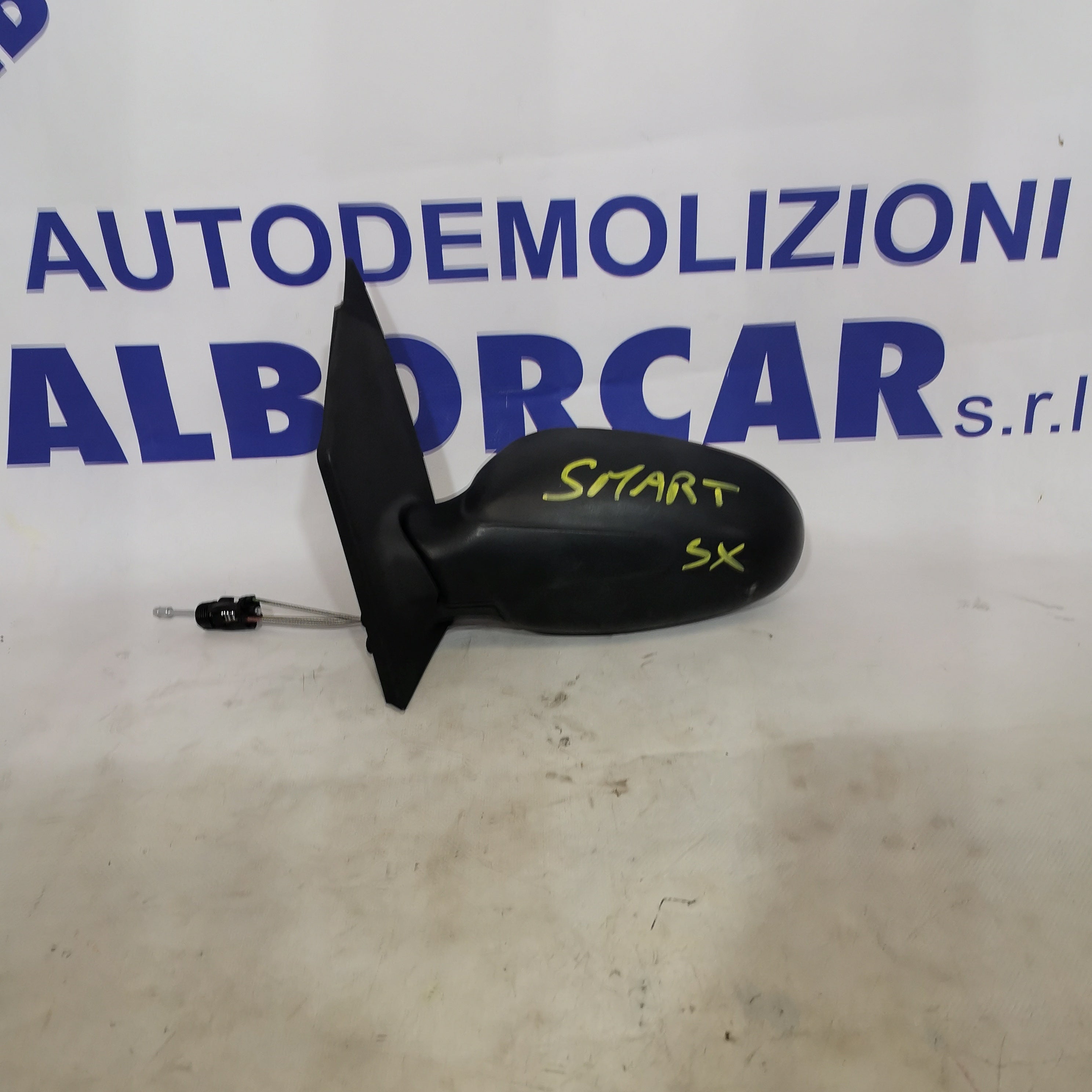 specchietto retrovisore esterno sinistro manuale smart fortwo 800 anno 2003 (sf8p2)