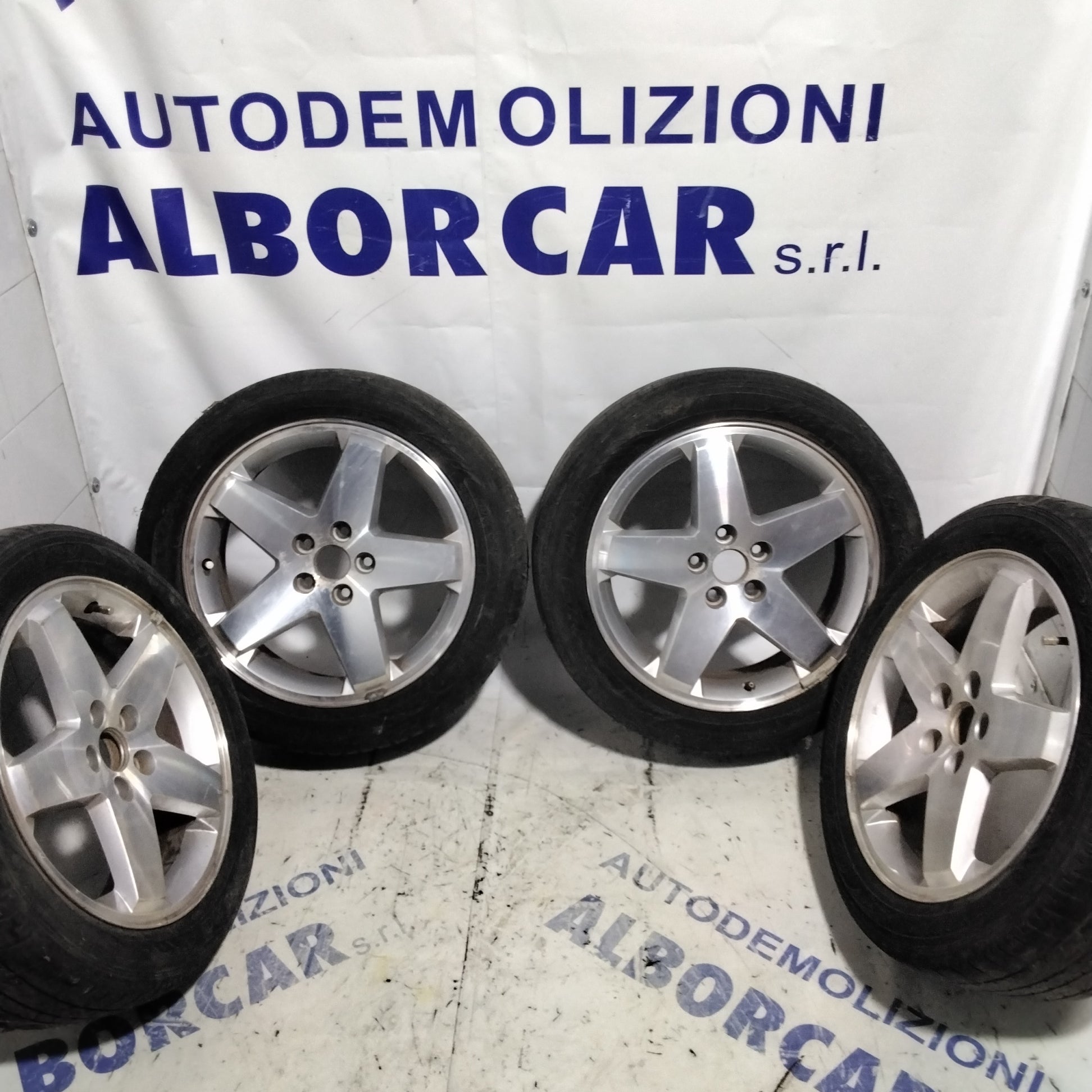 4 cerchi in lega 18 pollici 5 fori DODGE CALIBER anno 2008 codice:53436j2 (SOLO CERCHI)