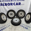 5 cerchi in ferro fiat 124  13 pollici (solo cerchi)