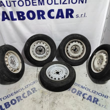 Carica l&#39;immagine nel visualizzatore di Gallery, 5 cerchi in ferro fiat 124  13 pollici (solo cerchi)
