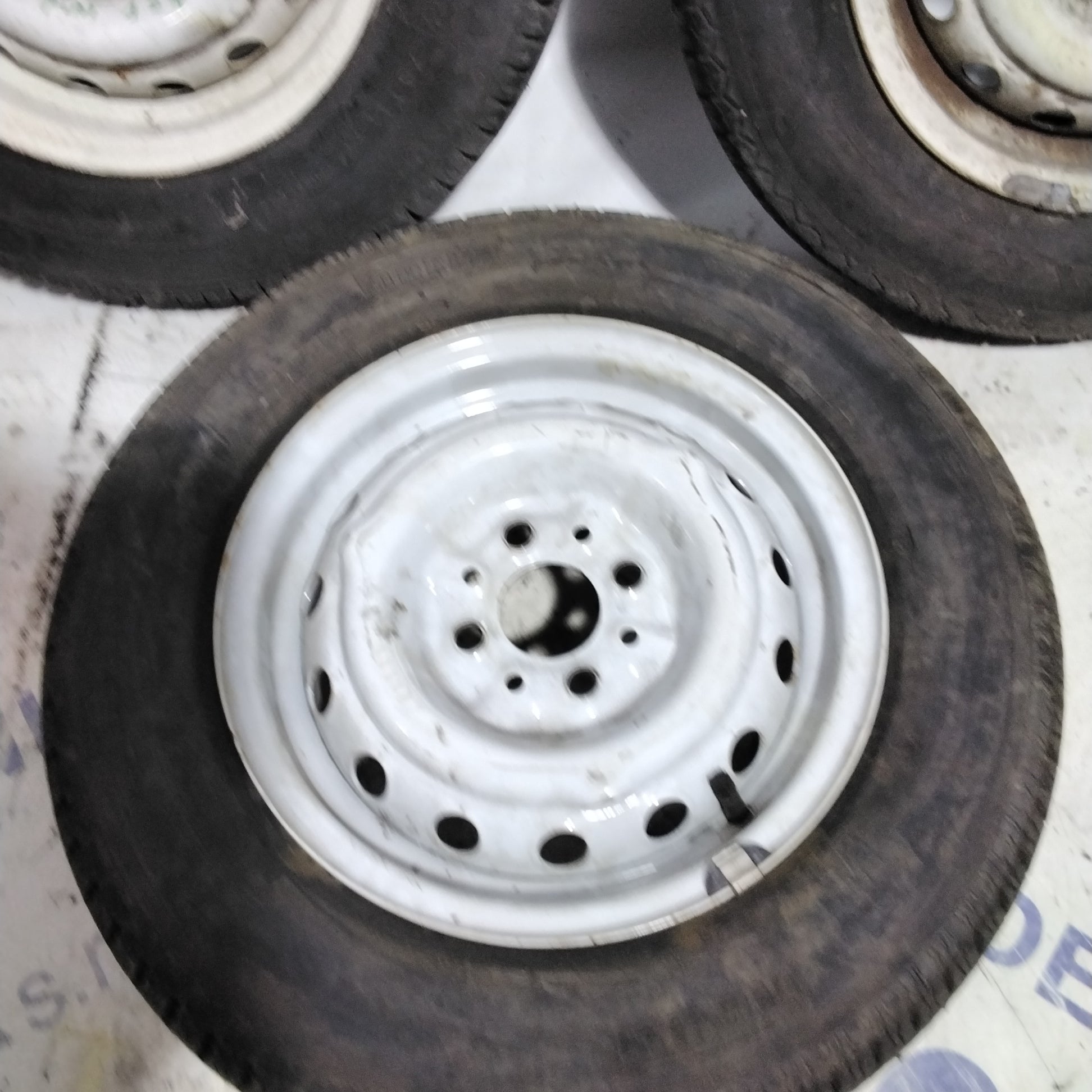 5 cerchi in ferro fiat 124  13 pollici (solo cerchi)