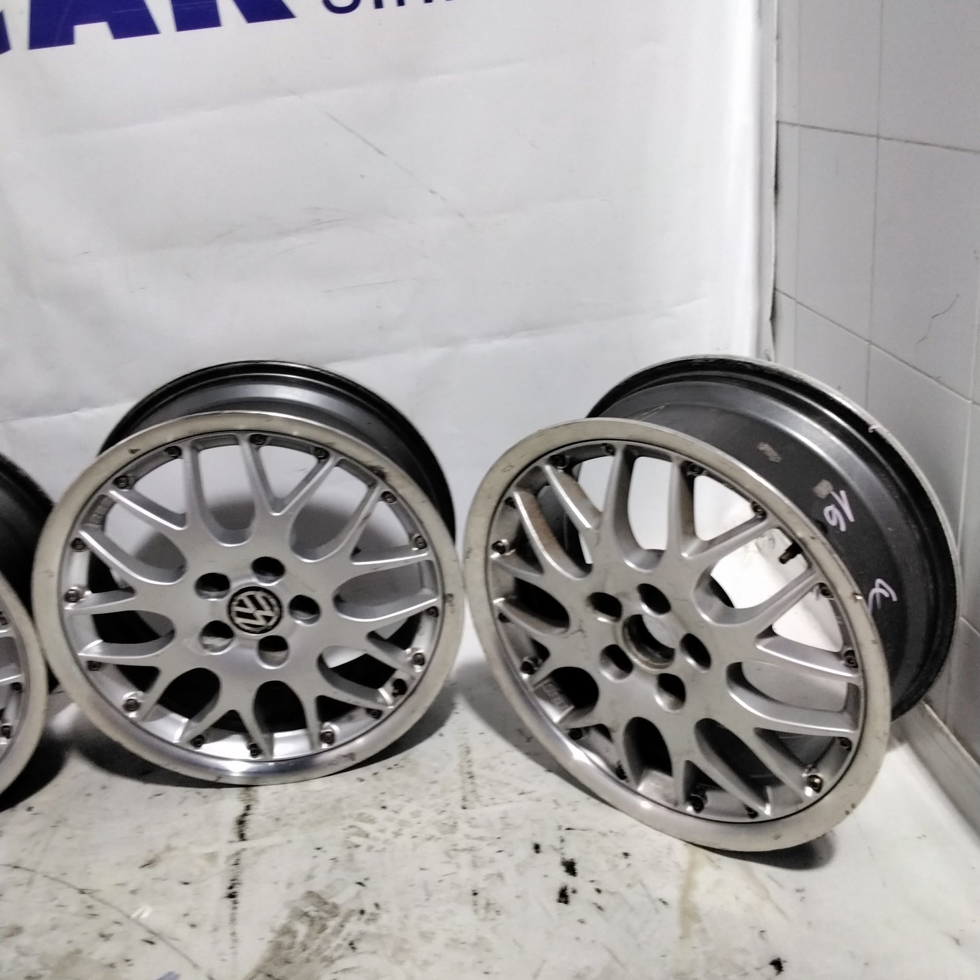 4 cerchi in lega 5 fori volkswagen BBS 16 pollici