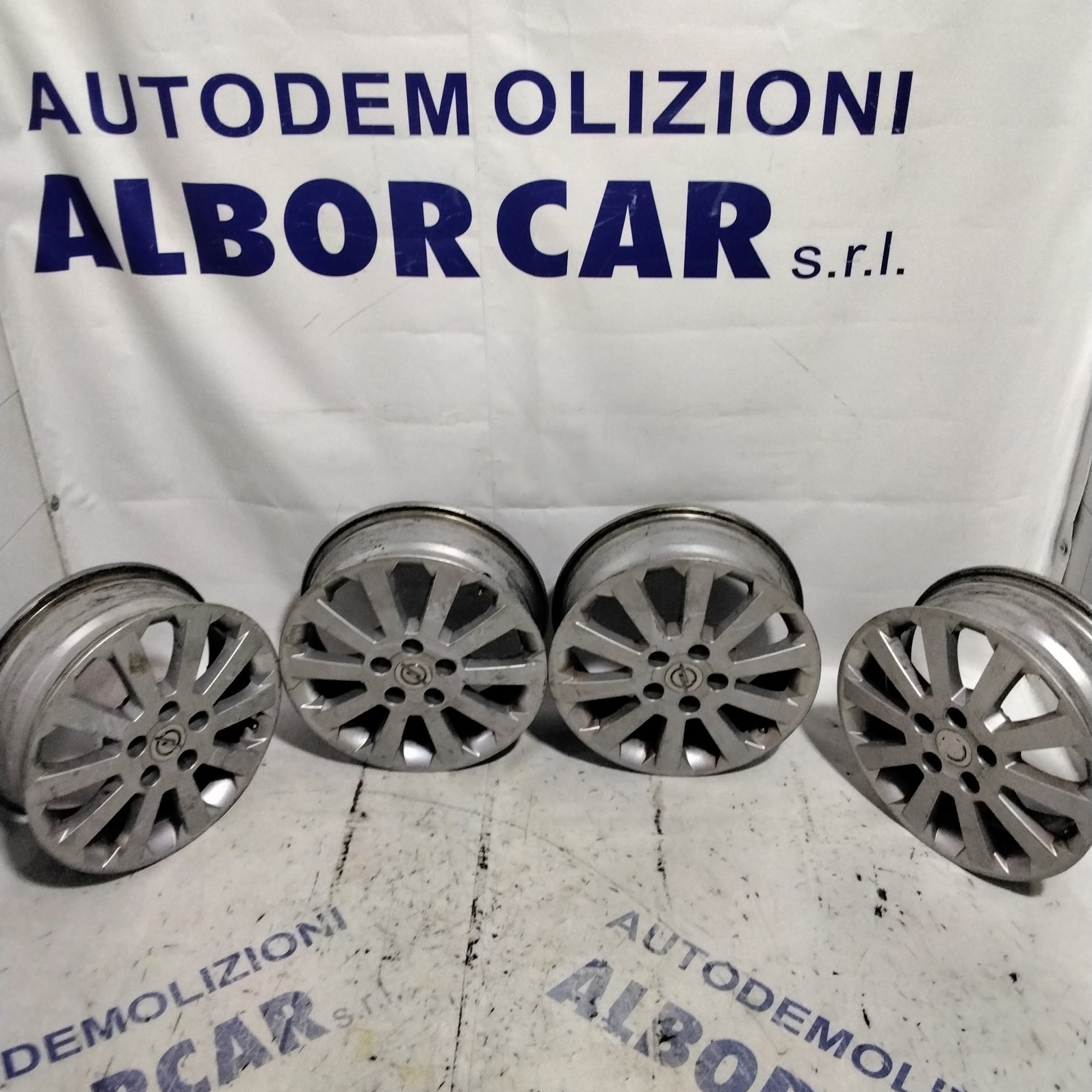 4 cerchi in lega 5 fori opel 16 pollici