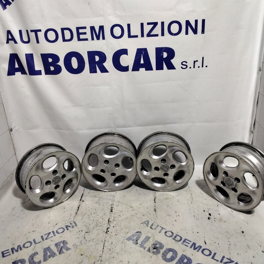 4 cerchi in lega 4 fori peugeot 14 pollici