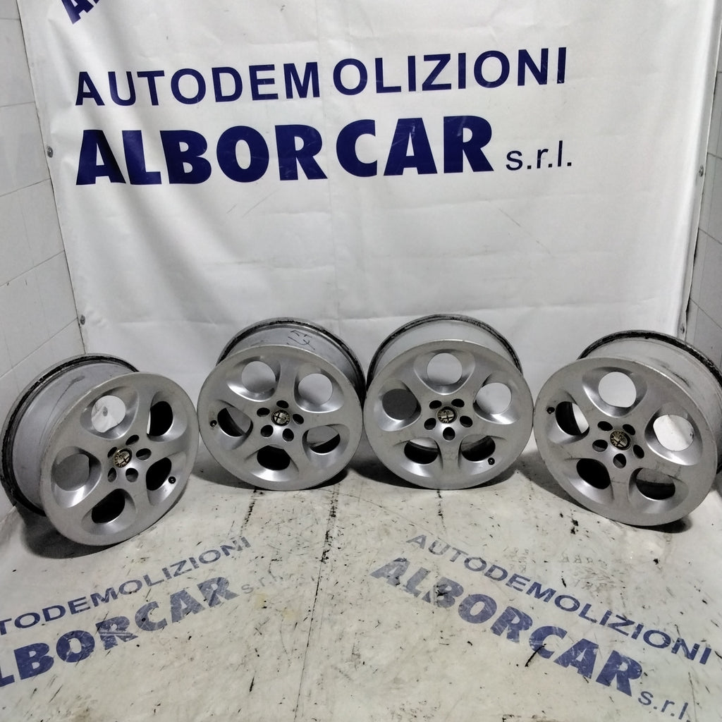4 cerchi in lega 5 fori ALFA ROMEO 147 16 pollici anno 2006
