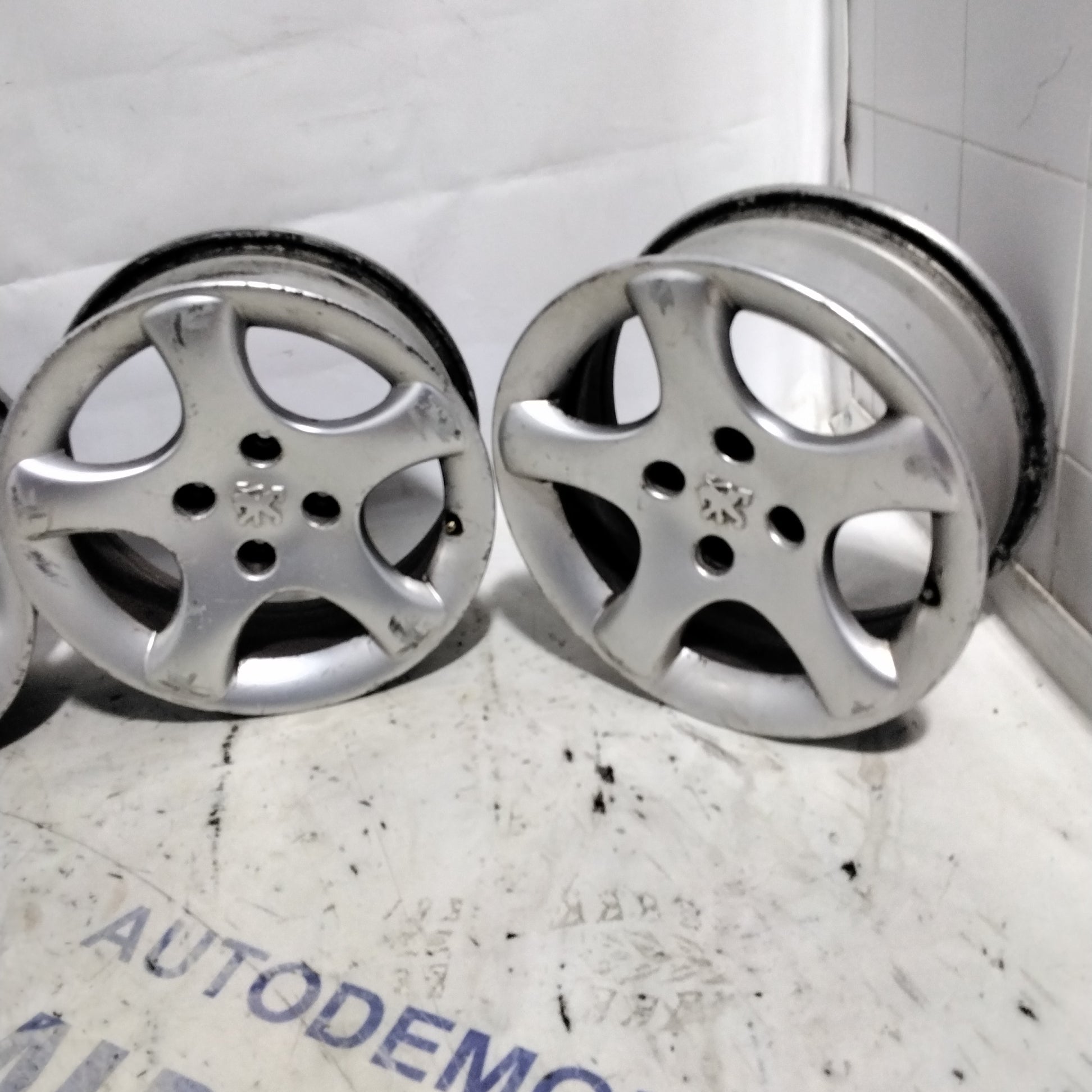 4 cerchi in lega 4 fori PEUGEOT 14 pollici
